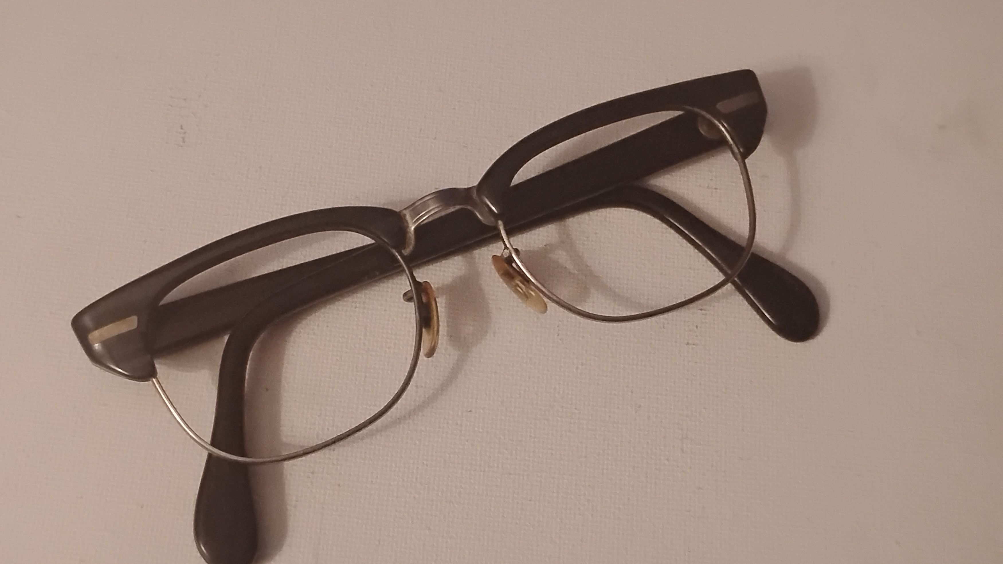 Vintage Vintage Classic Universal Black Eyeglass Frame USA NOS Size ONE SIZE - 2 Thumbnail