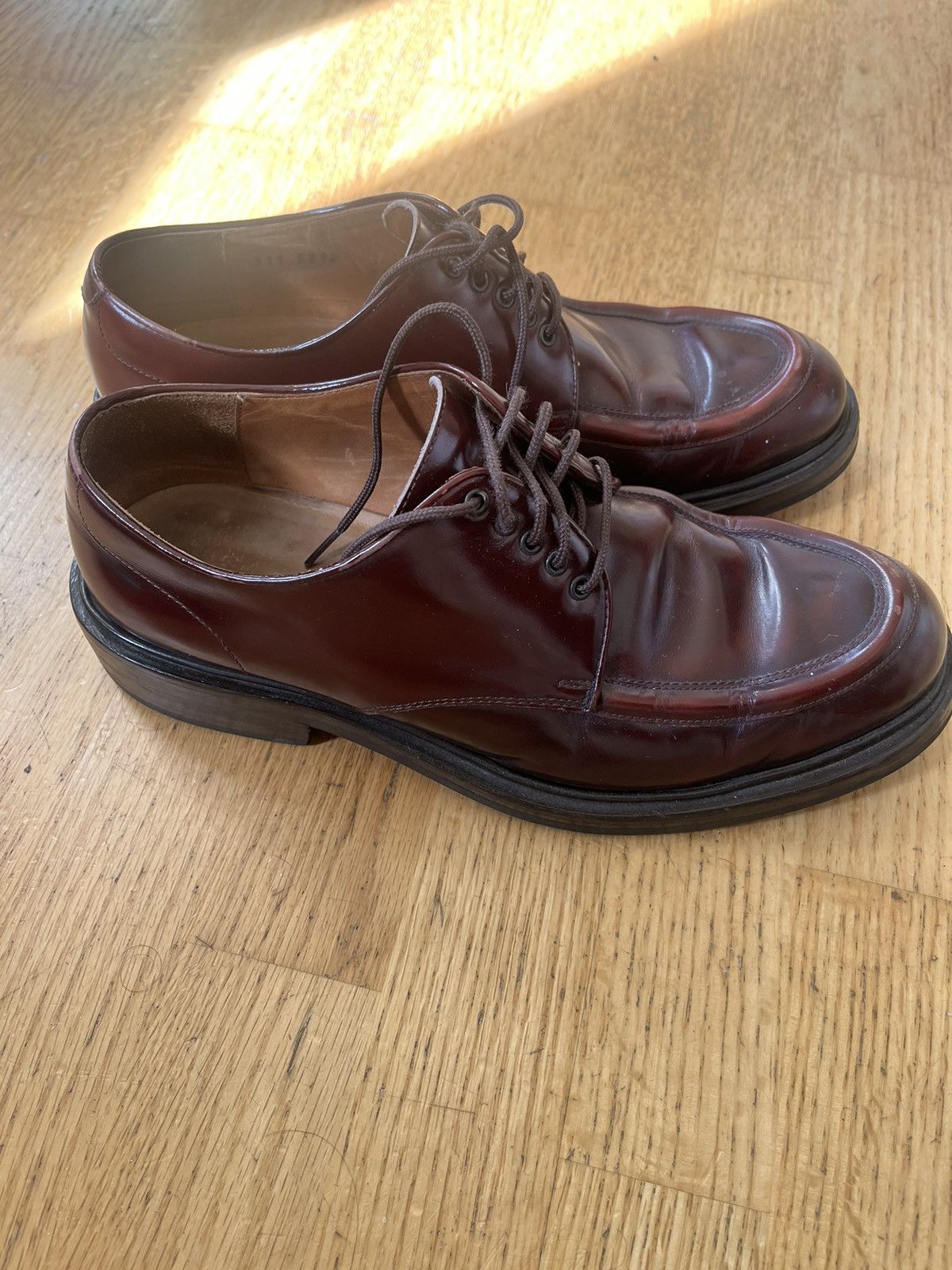 Gucci Rare Vintage Gucci Moc Toe Leather shoes Size US 9 / EU 42 - 3 Thumbnail