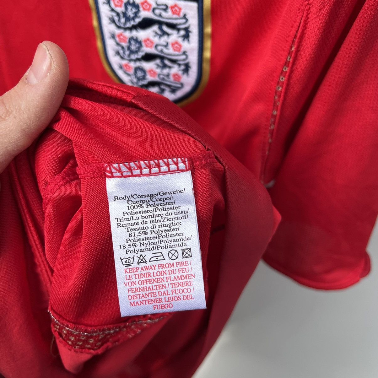 Vintage England jersey (T-Shirt ) vintage Size US M / EU 48-50 / 2 - 6 Thumbnail