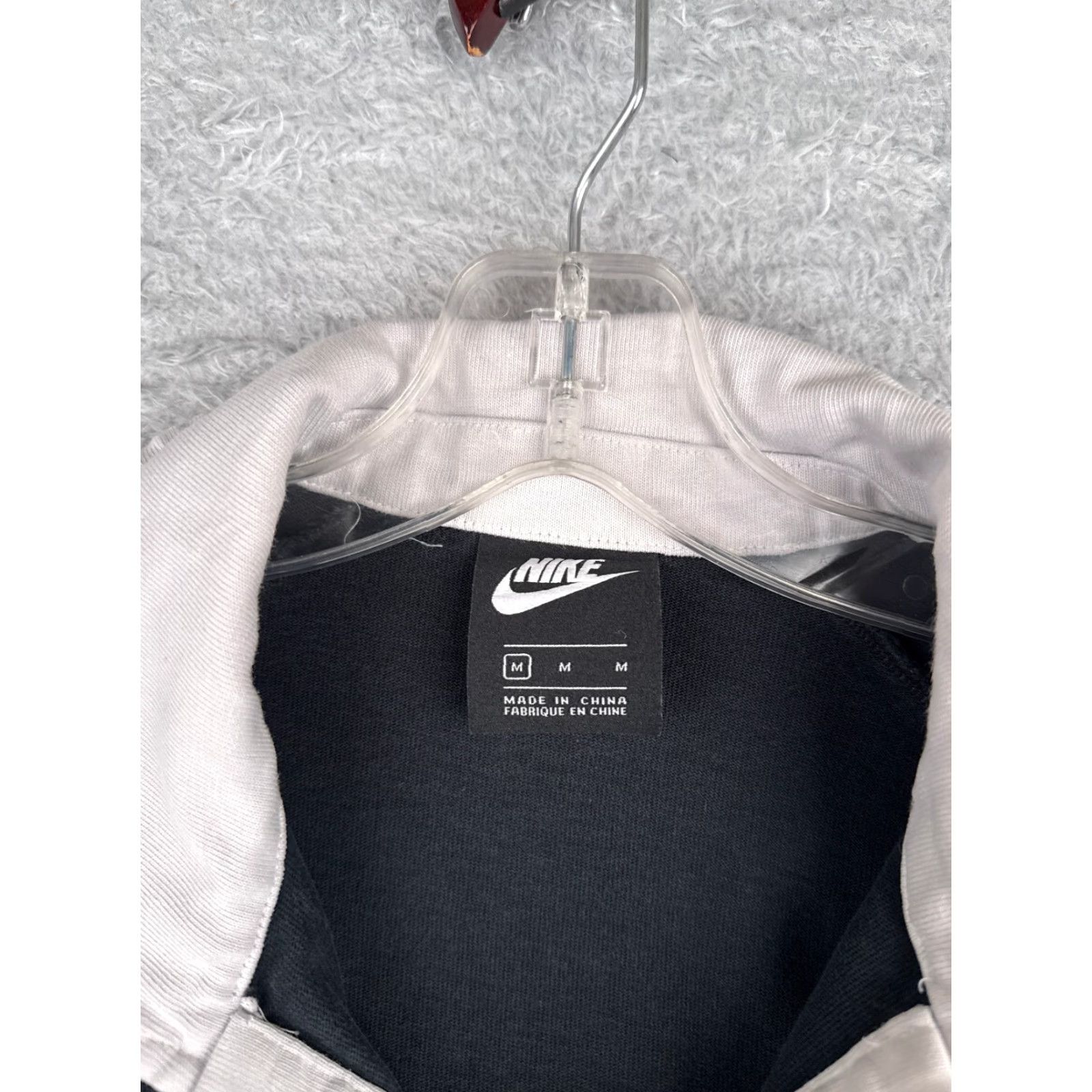 Nike Nike Polo Shirt Men M Black 100% Cotton Long Sleeve Polo Golf Swoosh Classic Embroidered Logo Shirt Size US M / EU 48-50 / 2 - 7 Thumbnail