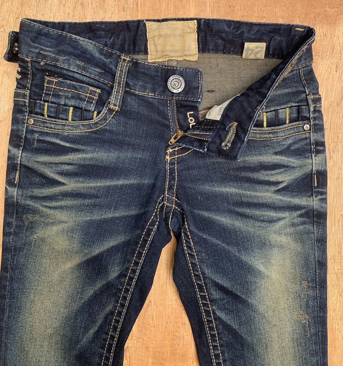 Lolita Jeans Lolita by Concert Club Streching Bootcuts Jeans Size 28" / US 6 / IT 42 - 14 Thumbnail