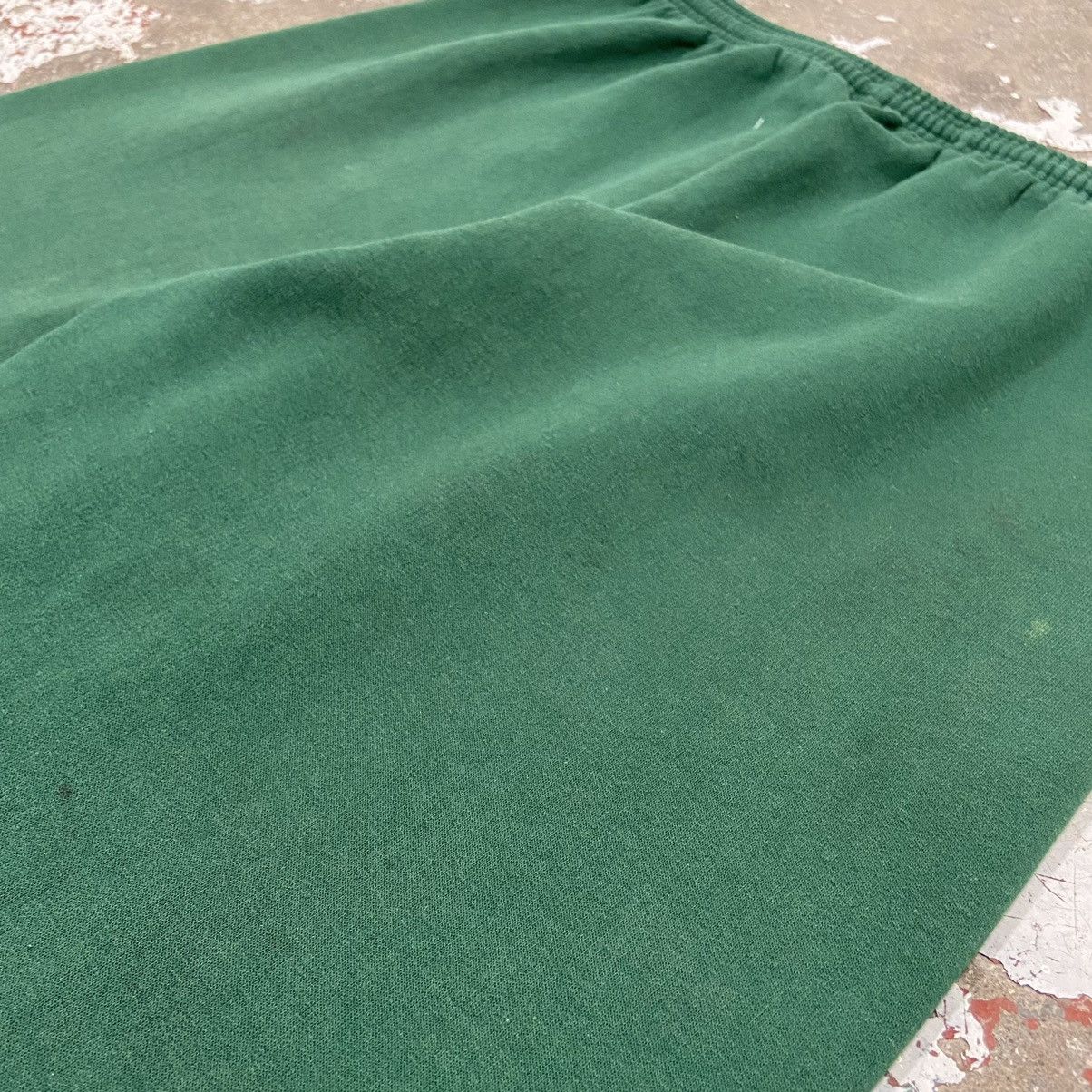 Hanes × Vintage Vintage 1990s Forest Green Sweatpants Size US 27 - 5 Thumbnail