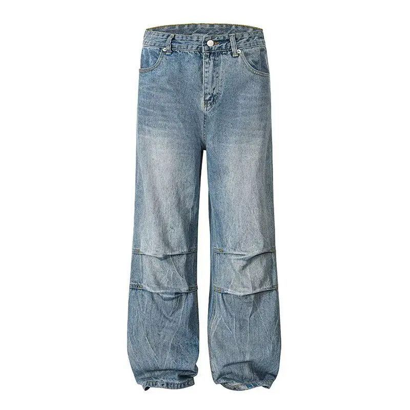Japanese Brand Retro loose casual straight leg jeans Size US 32 / EU 48 - 5 Thumbnail