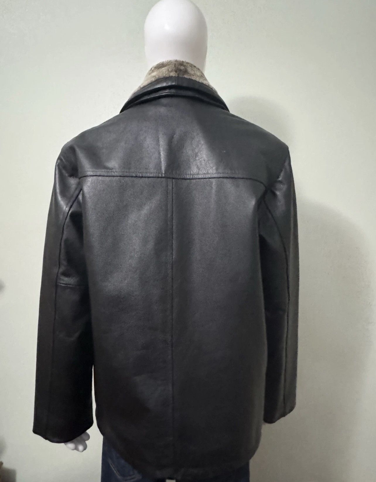 Diesel Diesel black leather jacket Size US XL / EU 56 / 4 - 3 Thumbnail