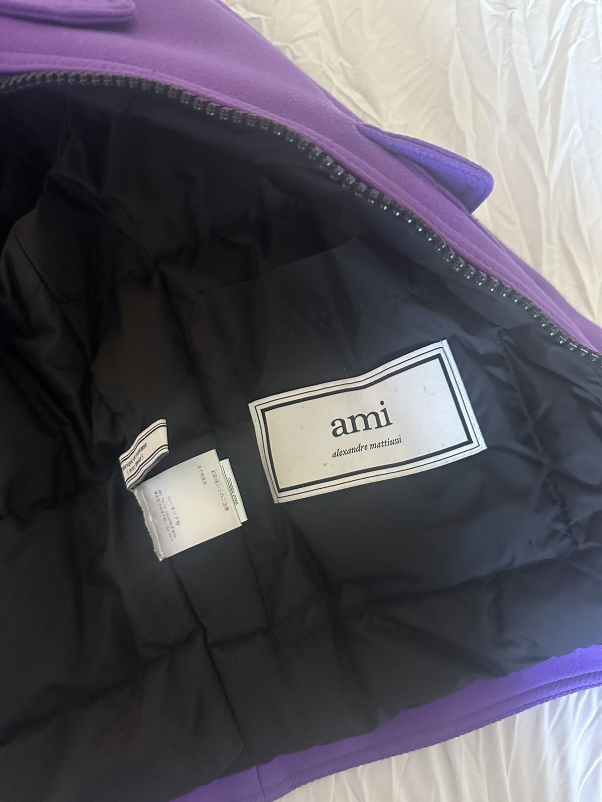 AMI AMI 2017 Purple Bomber Jacket Size US S / EU 44-46 / 1 - 3 Thumbnail