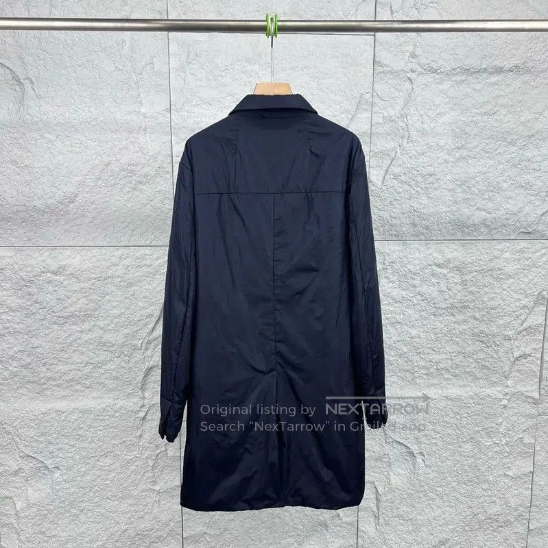 Prada Prada Men's Navy Cotton Overcoat. Size US M / EU 48-50 / 2 - 2 Thumbnail