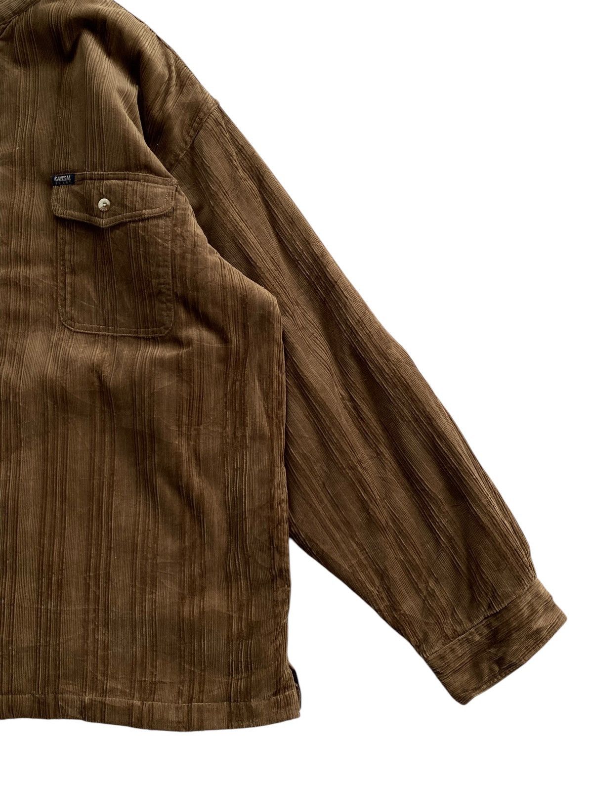Japanese Brand × Kansai Yamamoto Vtg Kansai Jeans Corduroy Jacket Size US XL / EU 56 / 4 - 4 Thumbnail