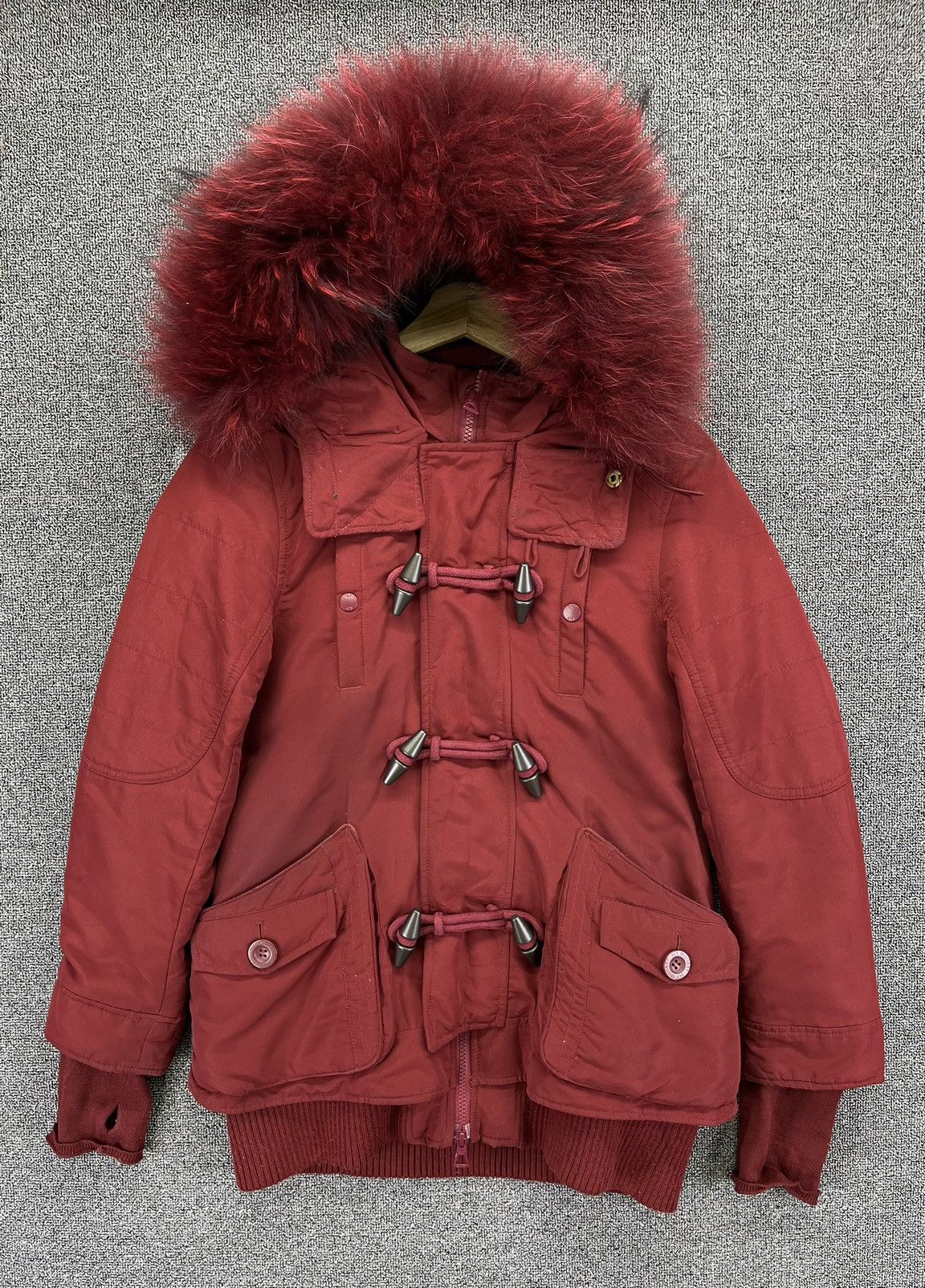 Japanese Brand Vintage SLY Fur Racoon If Six Was Nine Style Punk Jacket Size M / US 6-8 / IT 42-44 - 1 Thumbnail
