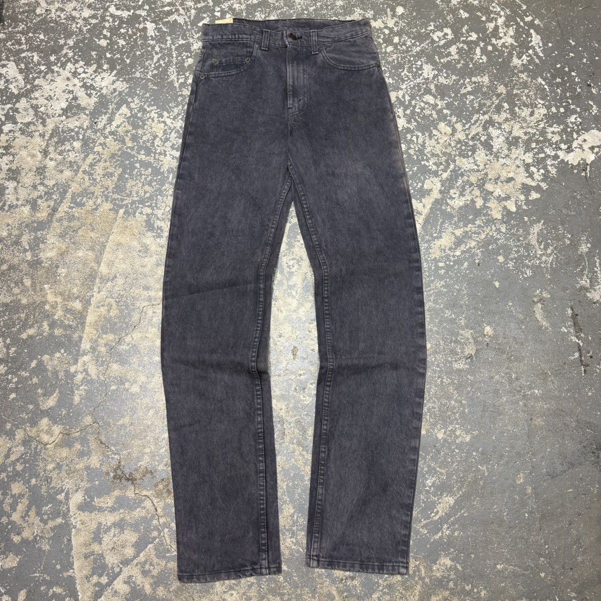 Levi's Vintage Levi’s 505 Black/Grey Denim Jeans USA NWT 90s Size US 29 - 7 Thumbnail