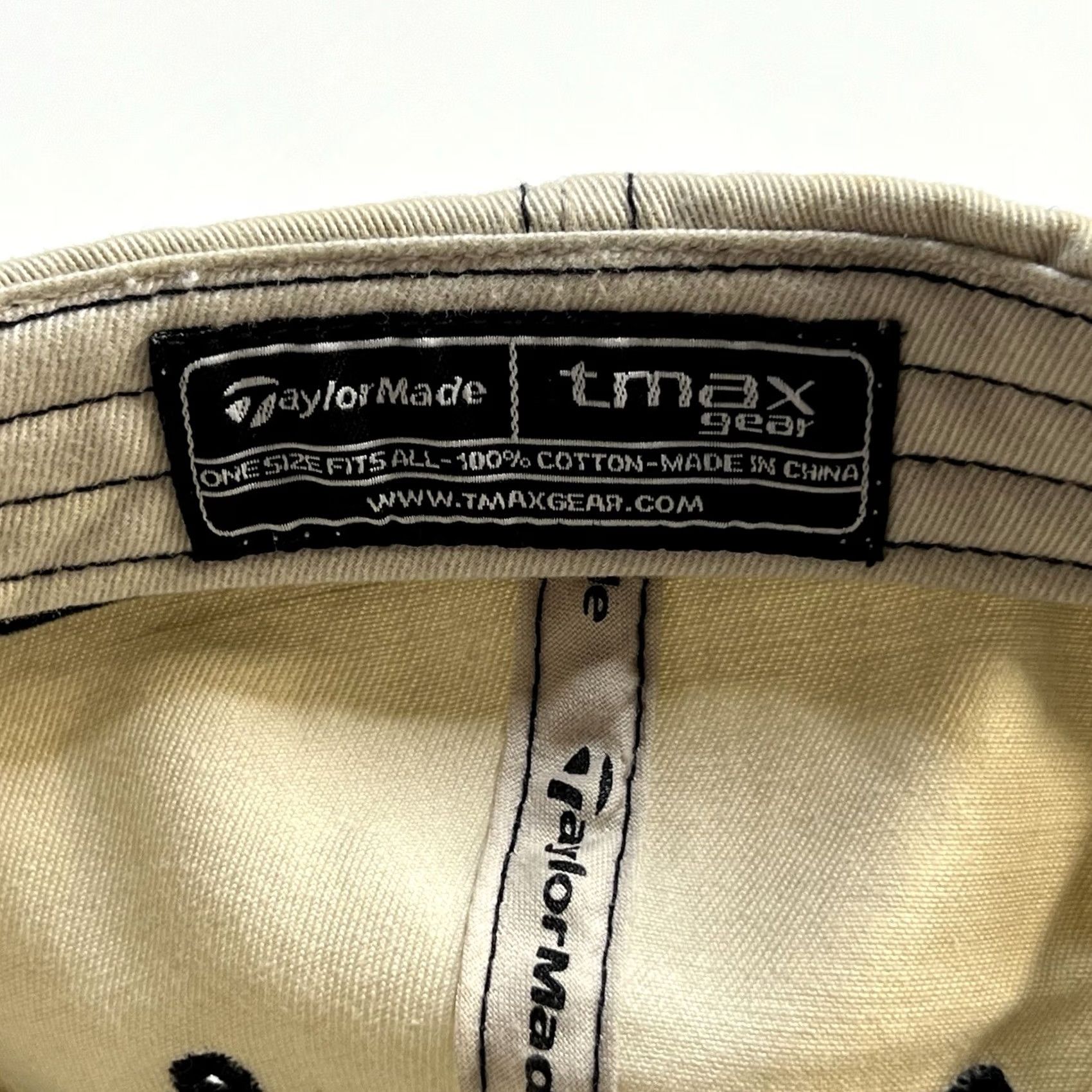 TaylorMade VINTAGE TaylorMade R7 TMax Gear Cap Hat Adult Adjustable Beige 100% Cotton Size ONE SIZE - 7 Thumbnail