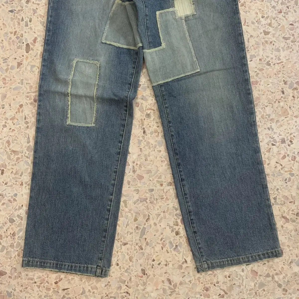 Hawk Vintage TonyHawk Jeans 31x32 Patchwork VERY RARE Denim Pants Size US 31 - 5 Thumbnail