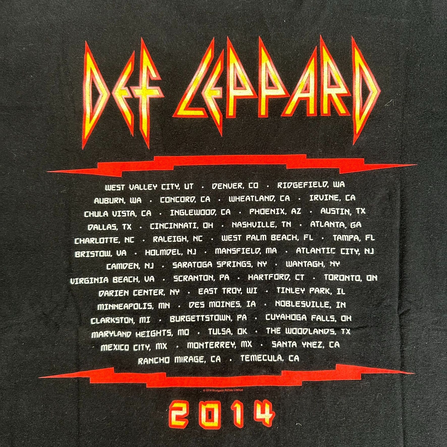 Def Leppard Def Leppard US Tour T-Shirt Classic Rock Concert Band Tee Size US L / EU 52-54 / 3 - 7 Thumbnail