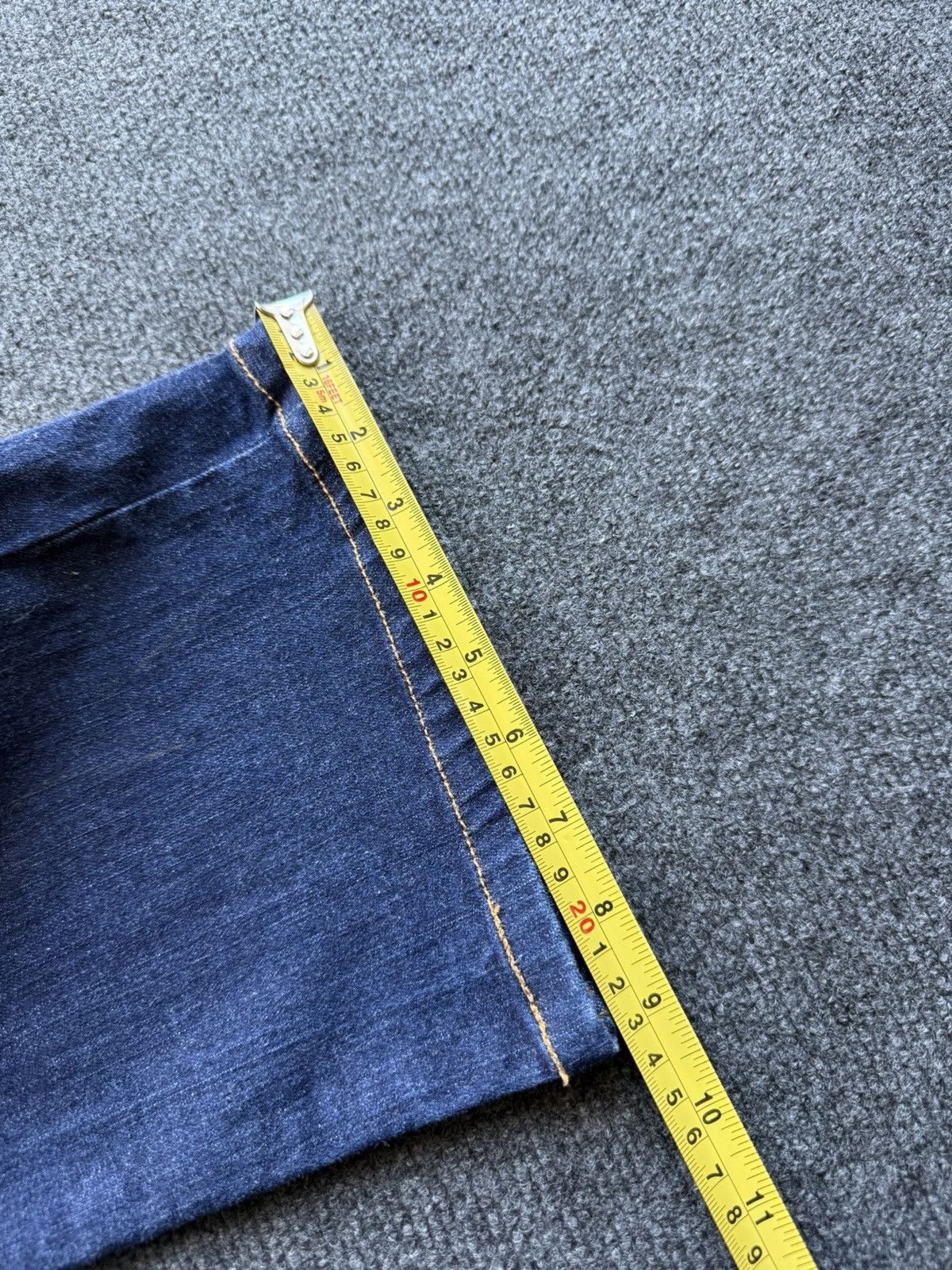 Levi's 00s Retro Levis Flare Jeans Dark Indigo Y2K Bootcut W27 Size 27" / US 4 / IT 40 - 15 Thumbnail