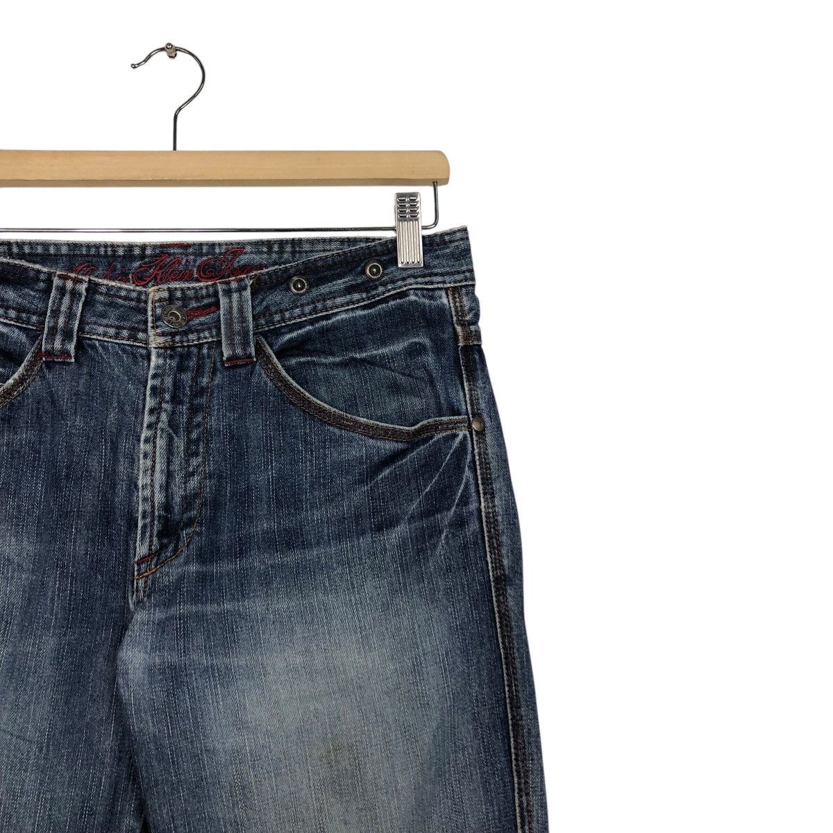 Calvin Klein 📌Vintage Denim Jeans Calvin Klein Jeans Bowcut Design Size 30" / US 8 / IT 44 - 7 Thumbnail