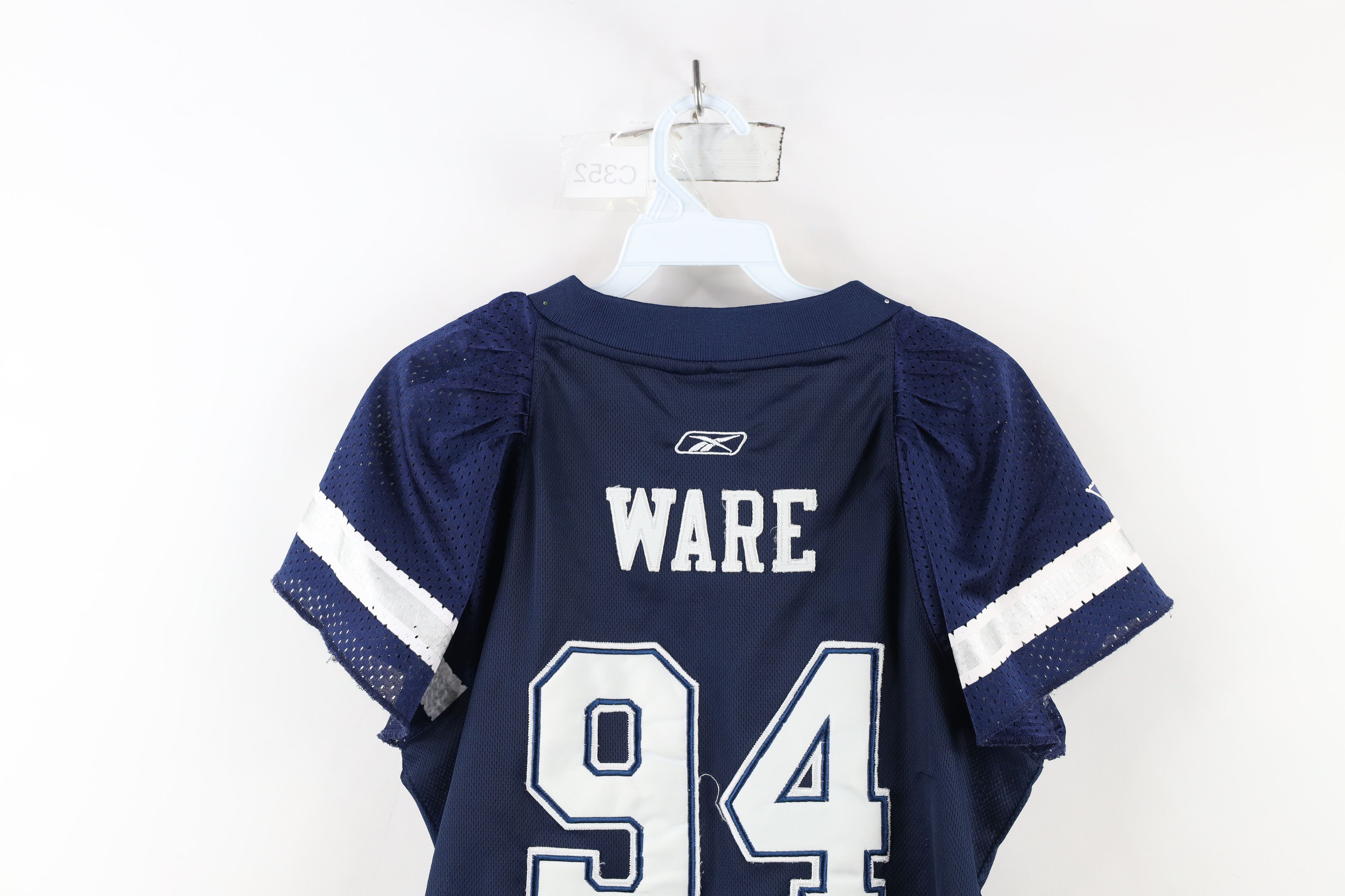 Reebok × Vintage Vintage Reebok Ware Dallas Cowboys Football Jersey Blue Size L / US 10 / IT 46 - 16 Thumbnail