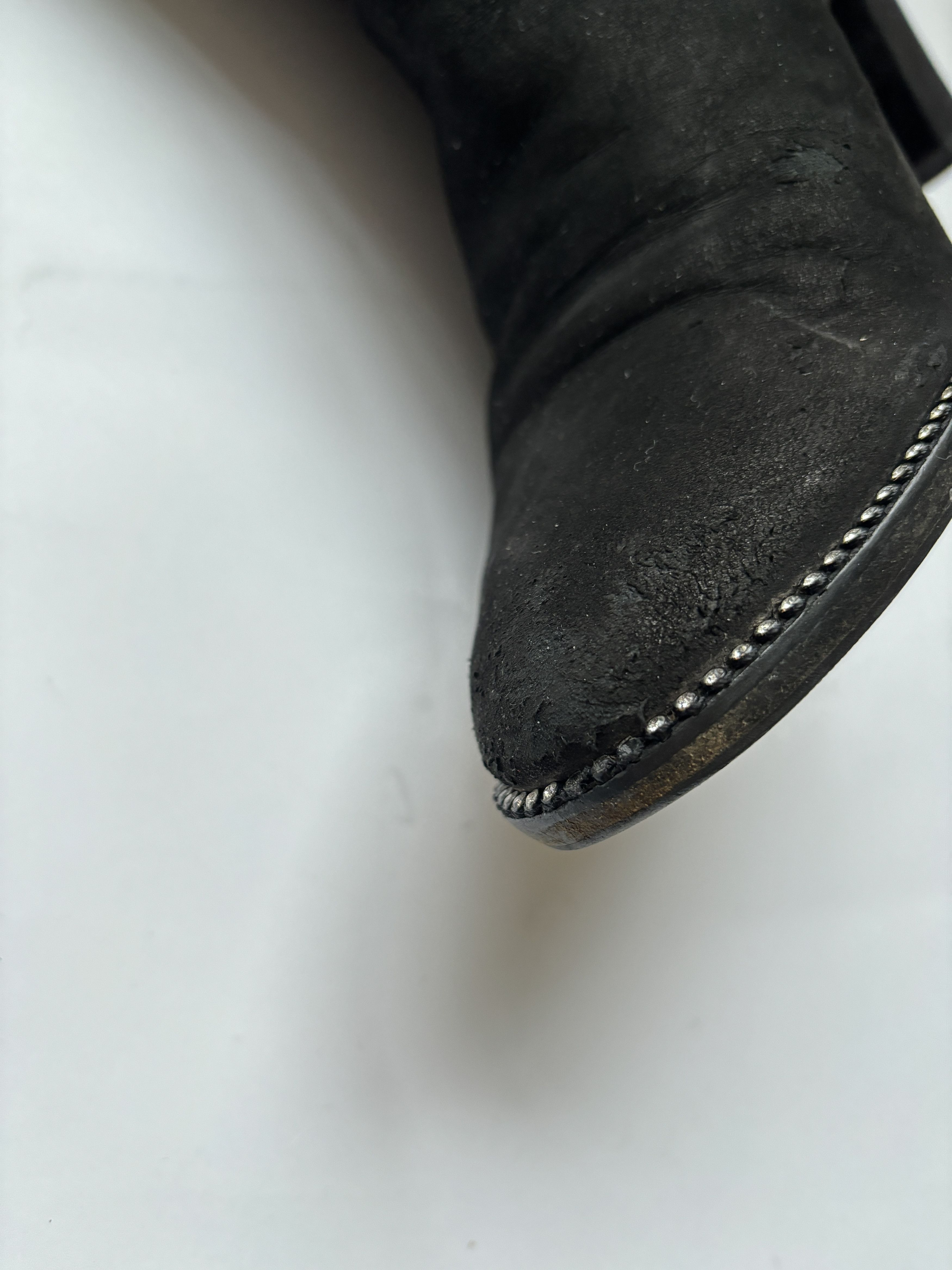 Maison Margiela ⚡️QUICK SALE⚡️Maison Margiela High Leather/Suede Black Boots Size US 8 / IT 38 - 16 Thumbnail
