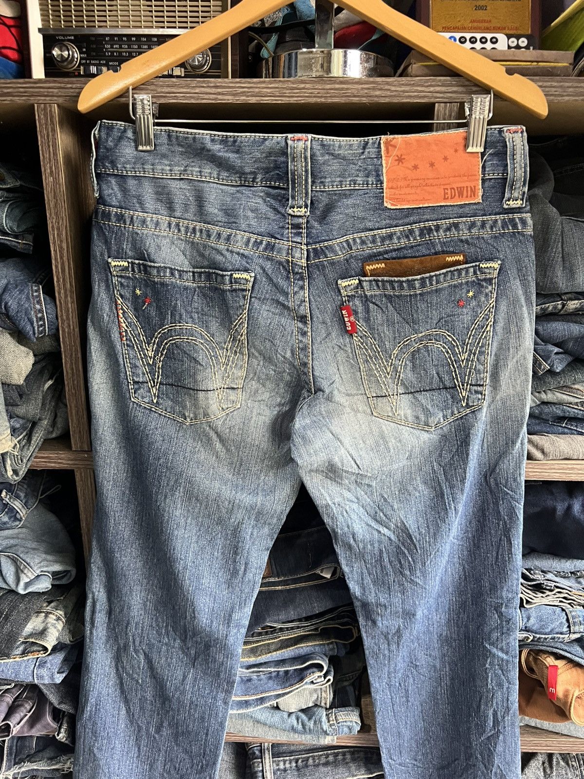 Edwin 🔥Edwin Exclusive Vintage Distressed Denim Size US 34 / EU 50 - 13 Thumbnail