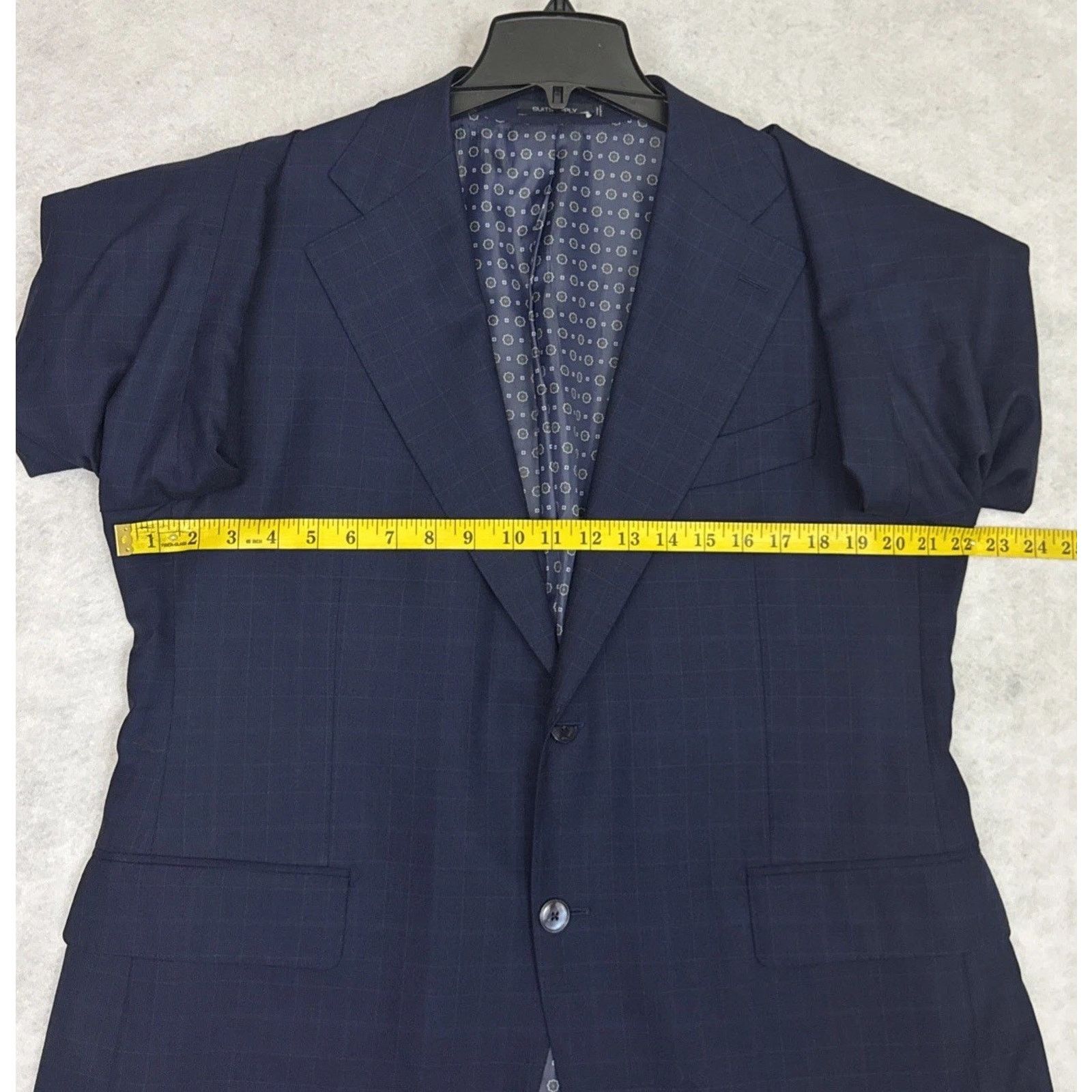 Suitsupply SuitSupply Blazer Mens 46R Blue La Spalla Drago Wool Sport Size 46R - 6 Thumbnail
