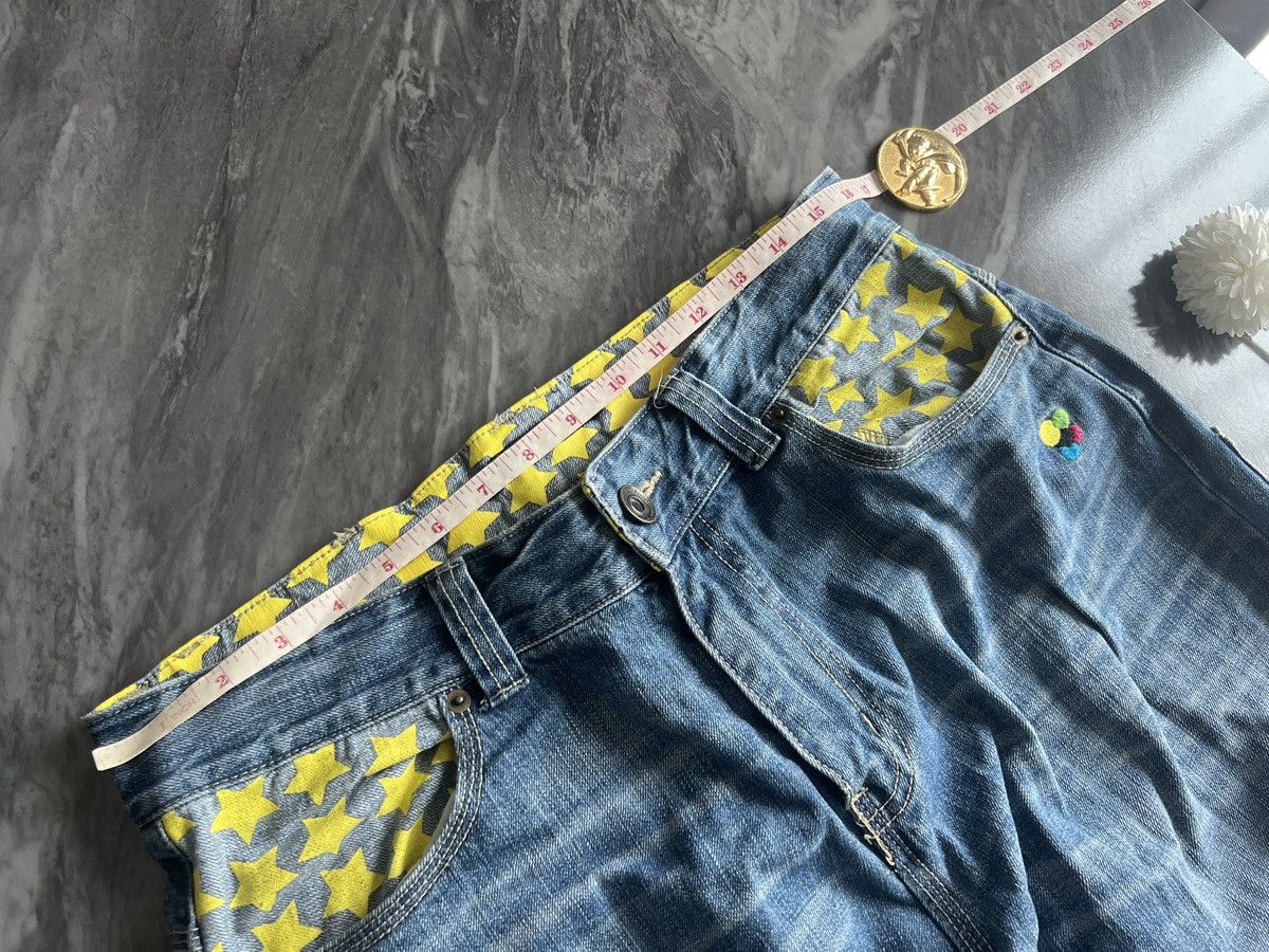 Japanese Brand Sleeples Gotch Night Back Fun All : Denim Star Inside Tips Size US 33 - 16 Thumbnail