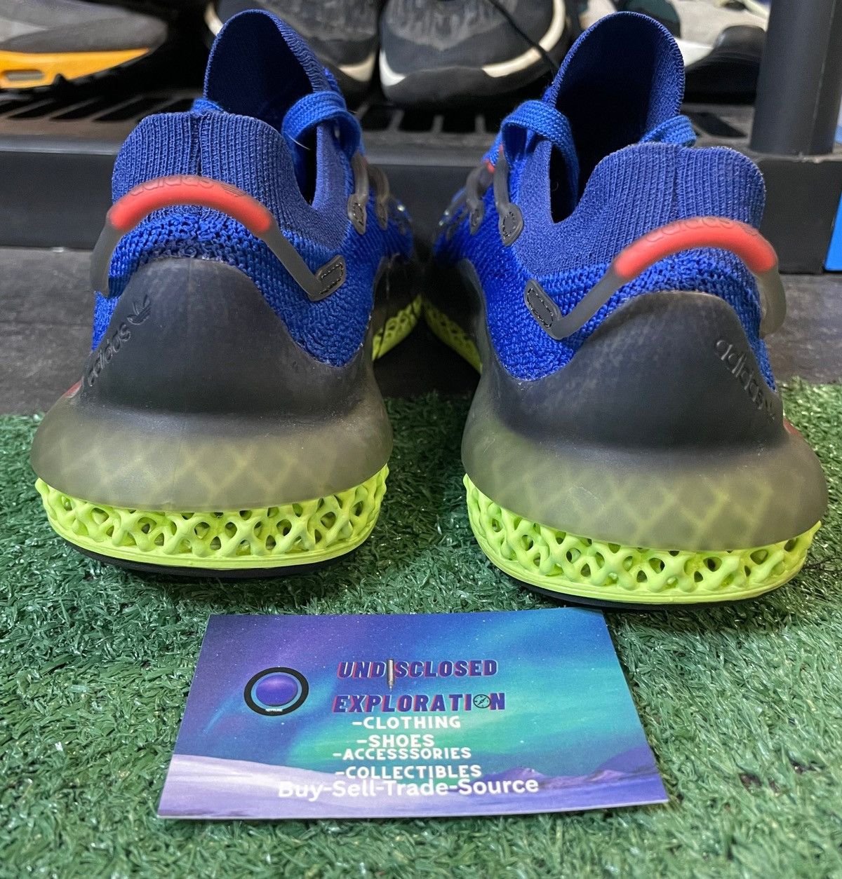 Adidas Adidas 4D Fusio blue and green size 7men/8.5women Size US 7 / EU 40 - 5 Thumbnail