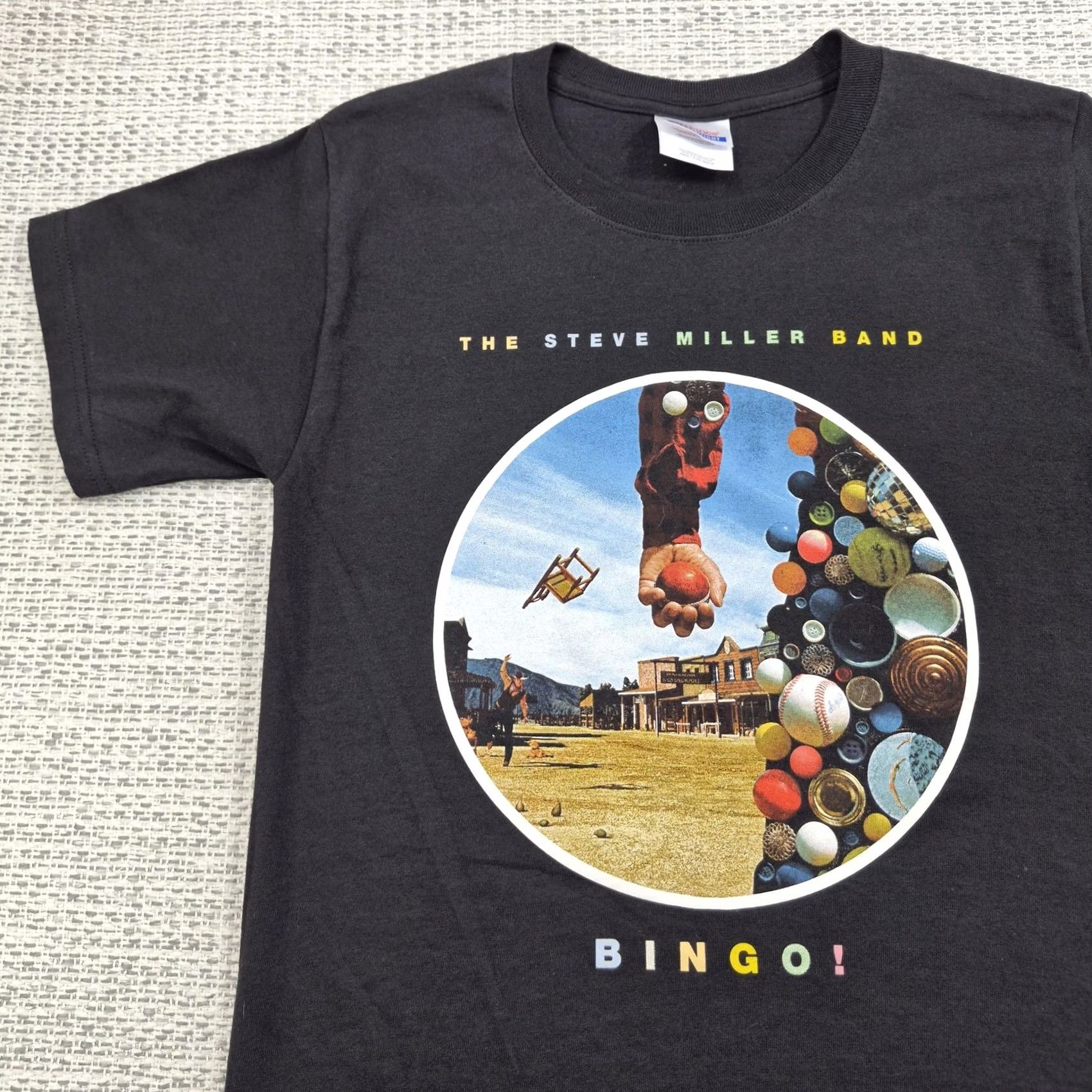 Hanes Steve Miller Band Shirt Mens Small Black Bingo Tour 2010 Graphic Tee Hanes Size US S / EU 44-46 / 1 - 5 Thumbnail
