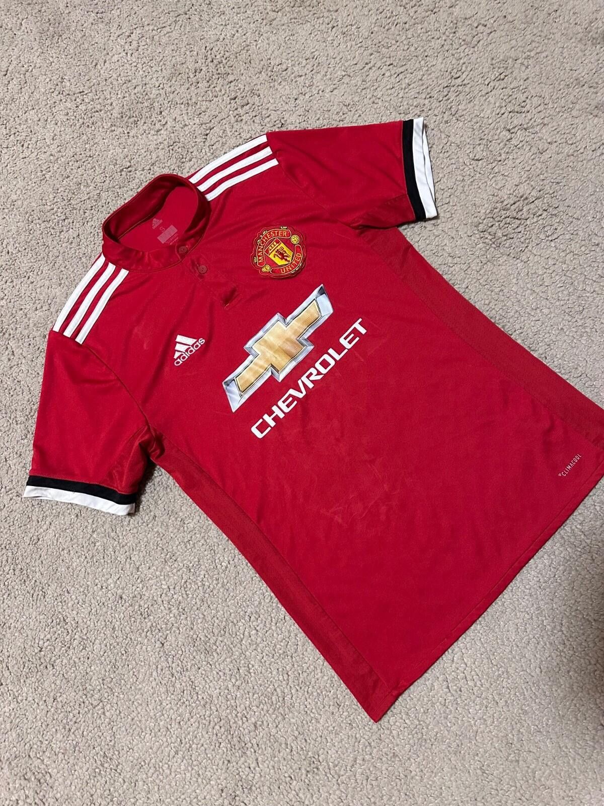 Adidas Adidas Manchester United 2017-18 Home Football Jersey Sz S Size US S / EU 44-46 / 1 - 2 Thumbnail