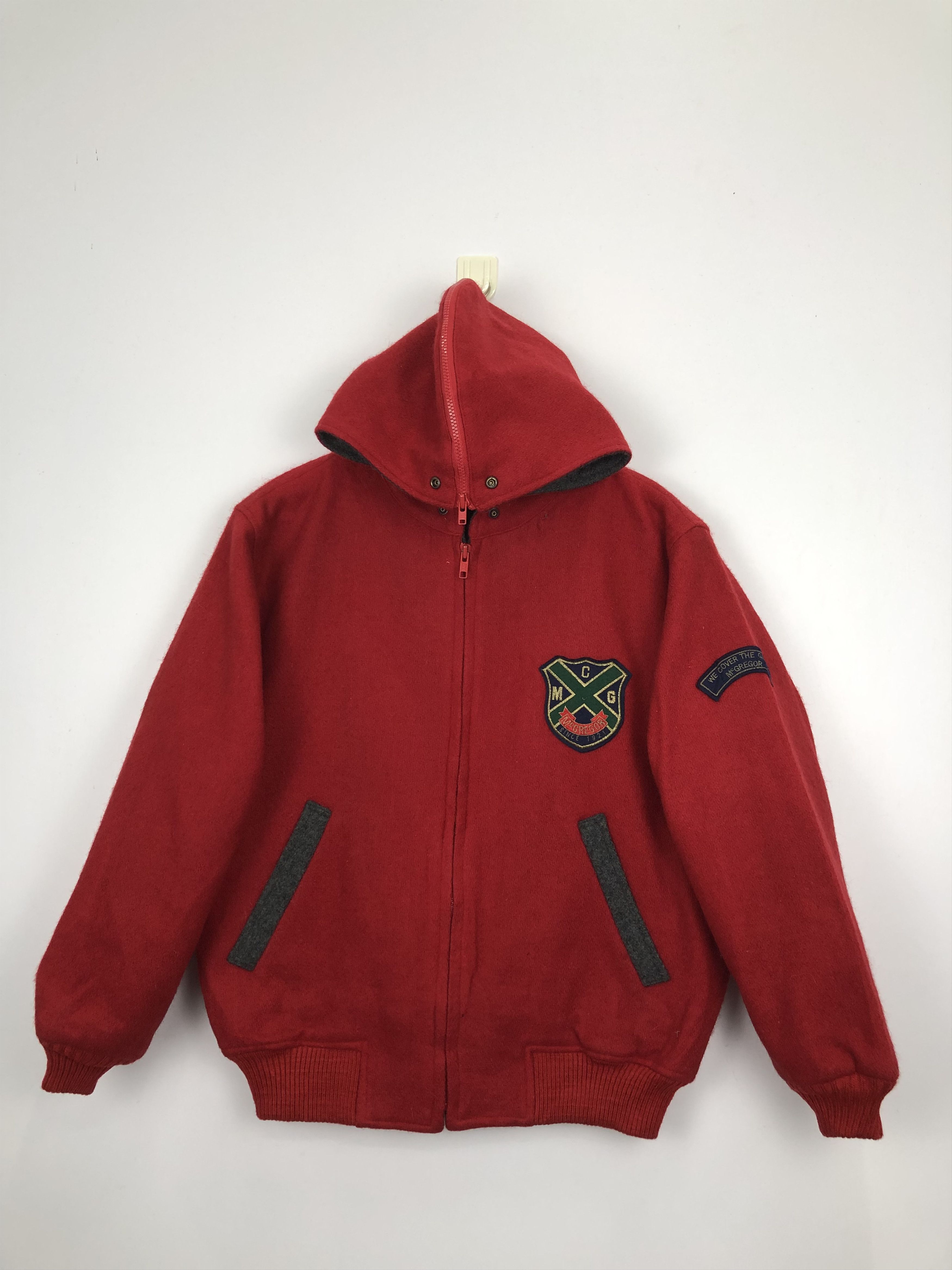McGregor Vintage 90s Mcgregor Hoodie Wool Varsity Hoodie Jacket V0358 Size US M / EU 48-50 / 2 - 1 Thumbnail