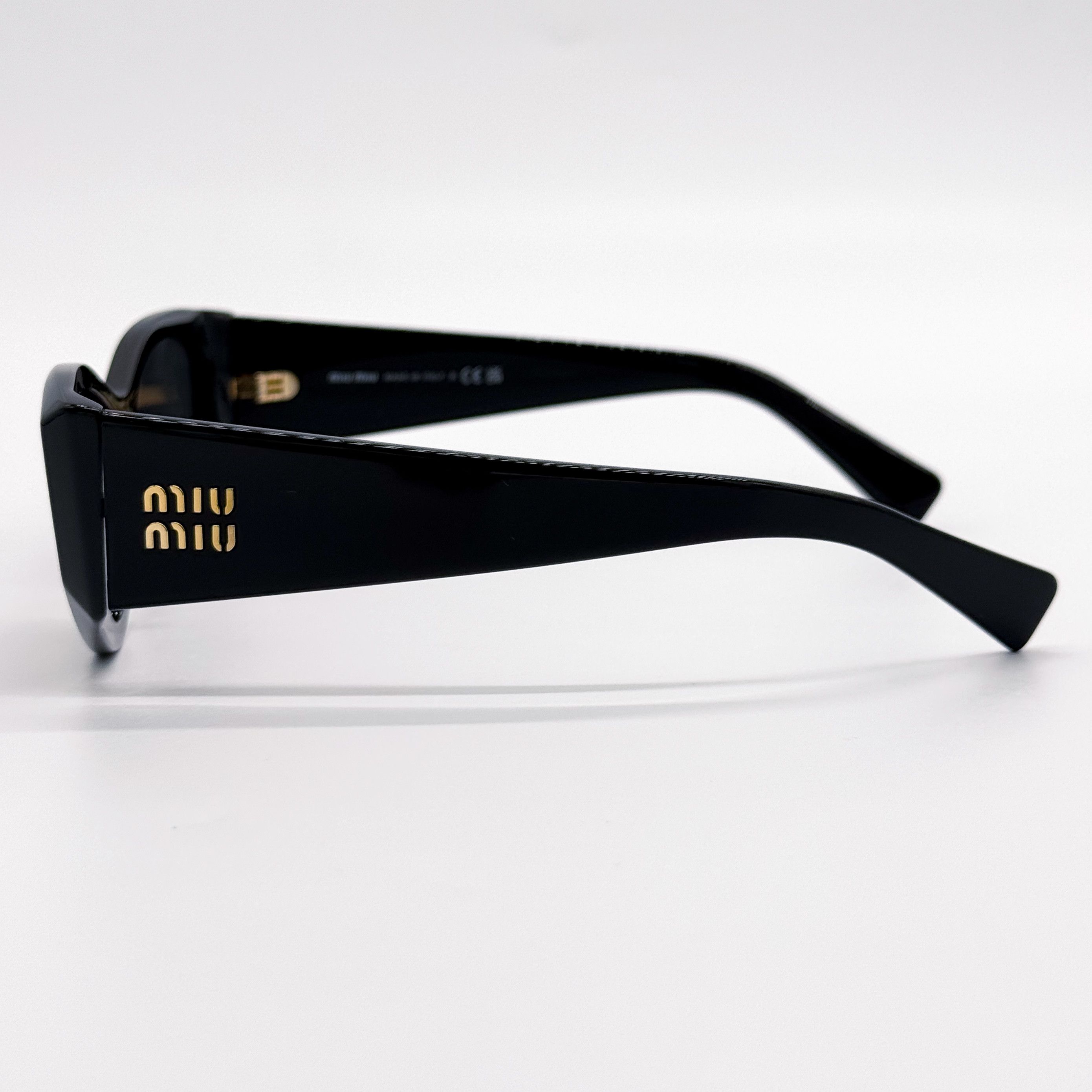 Miu Miu NEW MIU MIU MU06YS 1AB5S0 SUNGLASSES SMU 06Y 1AB5S0 BLACK Size ONE SIZE - 6 Thumbnail
