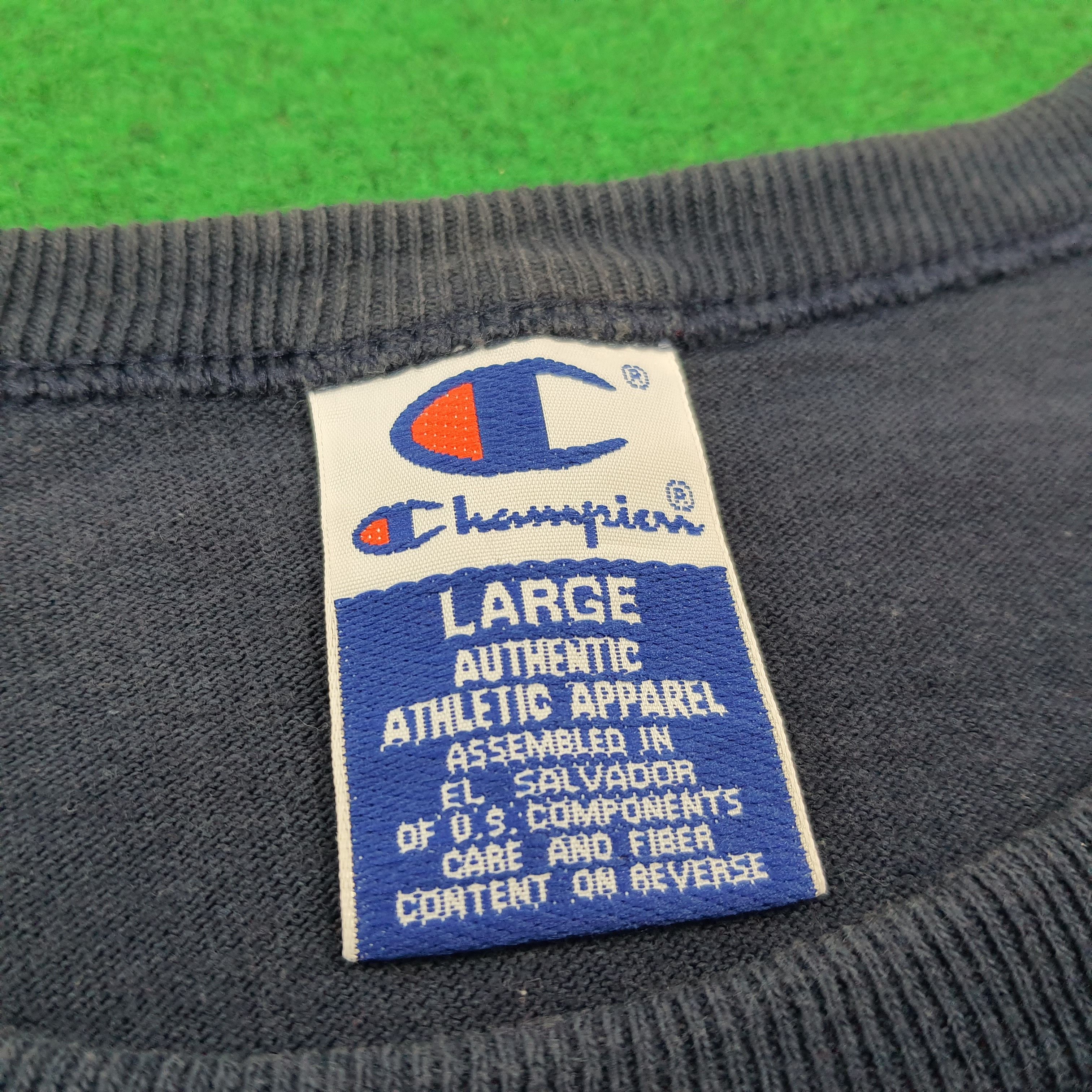 Champion × Vintage Vintage Champion Simple Plain Tshirt Size US XL / EU 56 / 4 - 4 Thumbnail