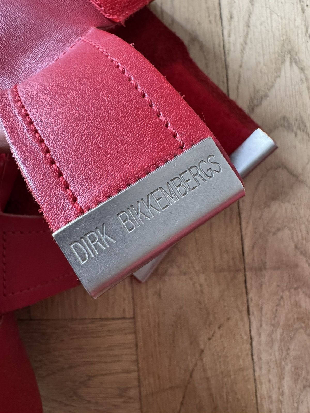 Dirk Bikkembergs Dirk Bikkembergs AW96 4 Velcro Straps Leather Boots Size US 10 / EU 43 - 14 Thumbnail