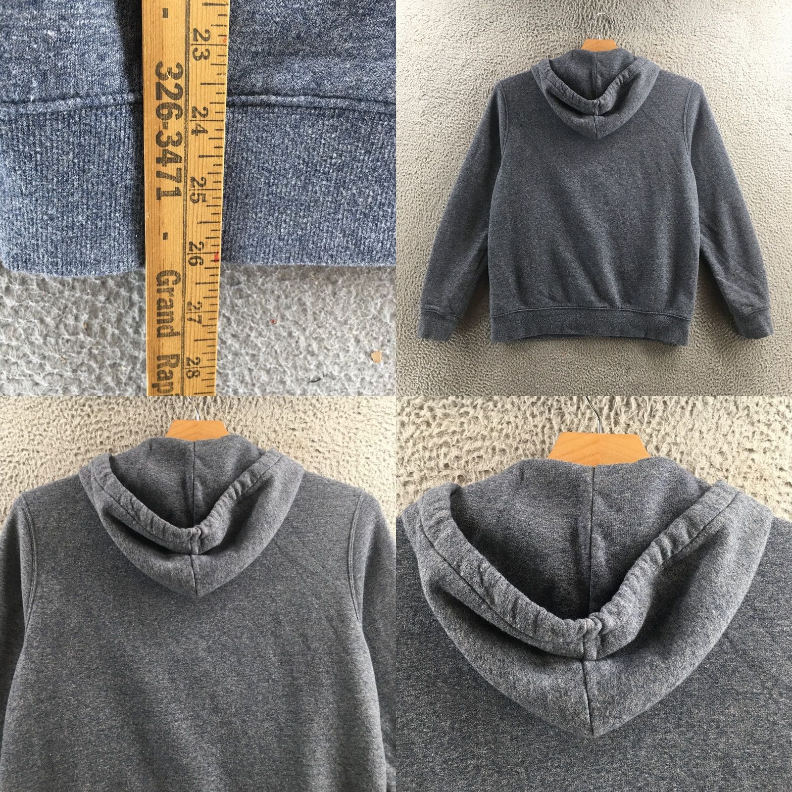 H&M H&M Regular Fit Hooded Jacket Mens L Gray Long Sleeve Full Zip Pockets Casual Size US L / EU 52-54 / 3 - 8 Thumbnail