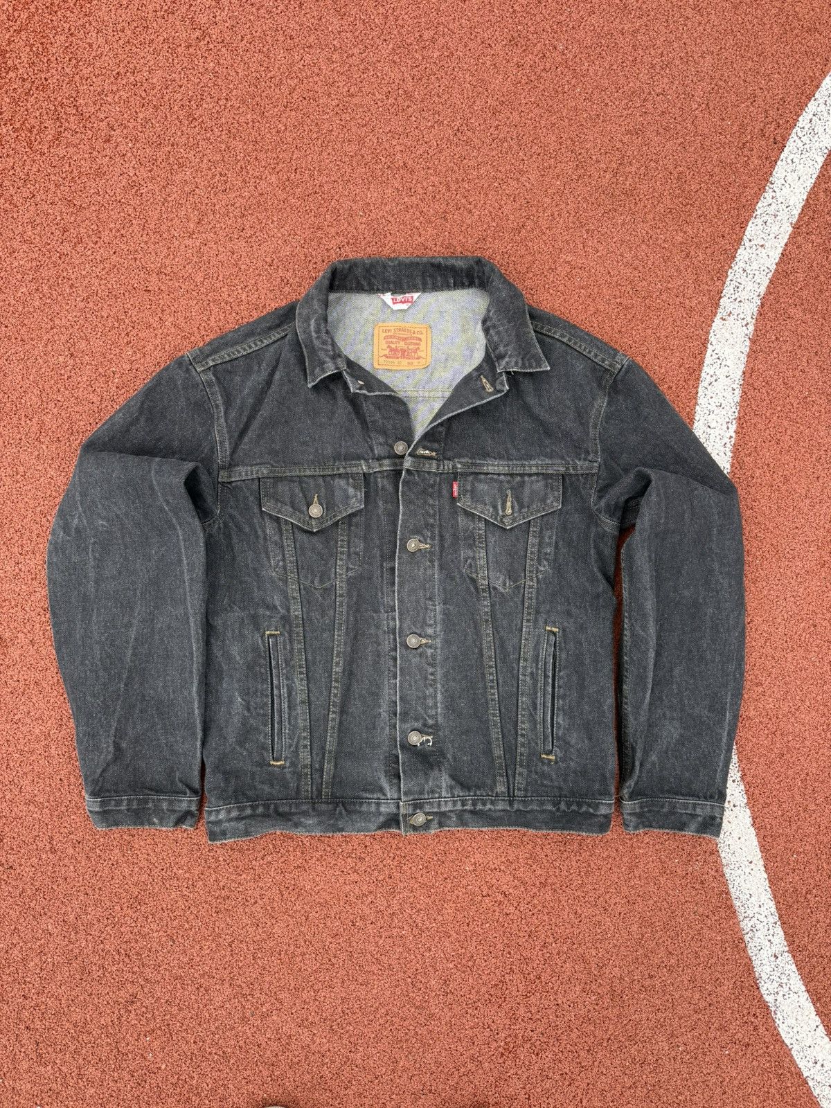 Levi's 70506Yugoslavia1987black denim trucker jacket vintage