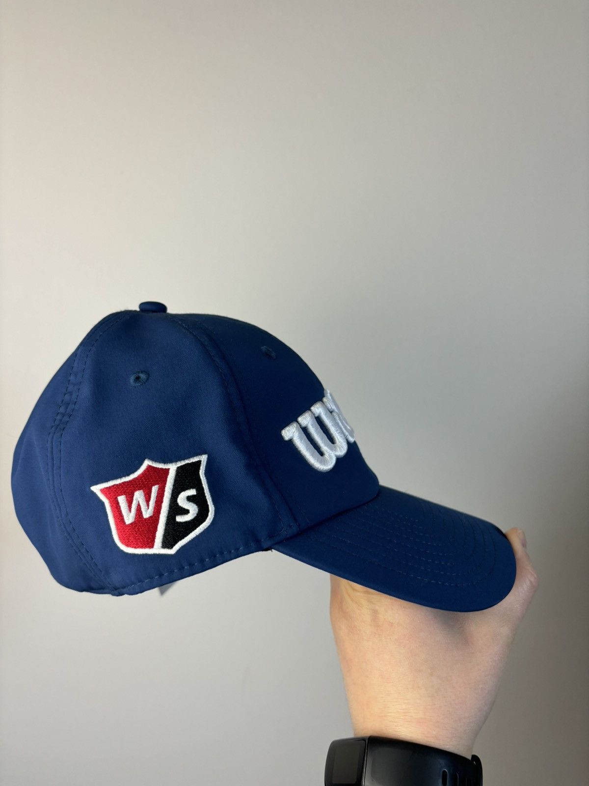 Wilson Wilson Pro Tour Golf Cap Men’s Medium (Navy Blue) Hat Size ONE SIZE - 5 Thumbnail