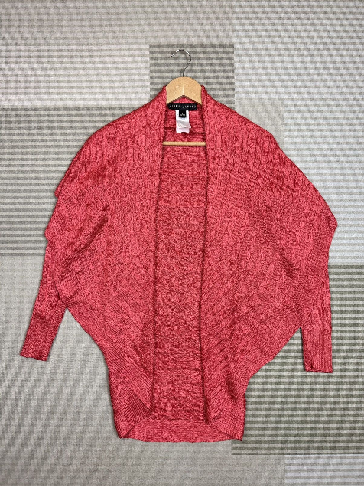 Ralph Lauren Ralph Lauren Cardigan Cable 100% Silk Size S / US 4 / IT 40 - 1 Thumbnail