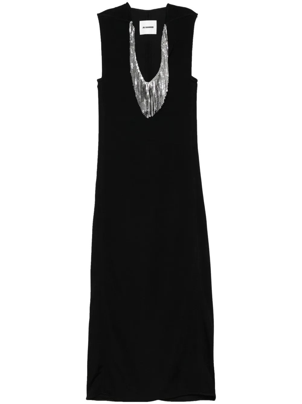 Jil Sander o1w1db10825 Maxi Dress in Black Size XL / US 12-14 / IT 48-50 - 1 Thumbnail