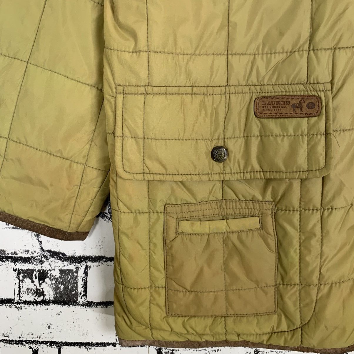 Designer × Ralph Lauren × Vintage Vintage Lauren RL Quilted Nylon Jacket Size M / US 6-8 / IT 42-44 - 5 Thumbnail