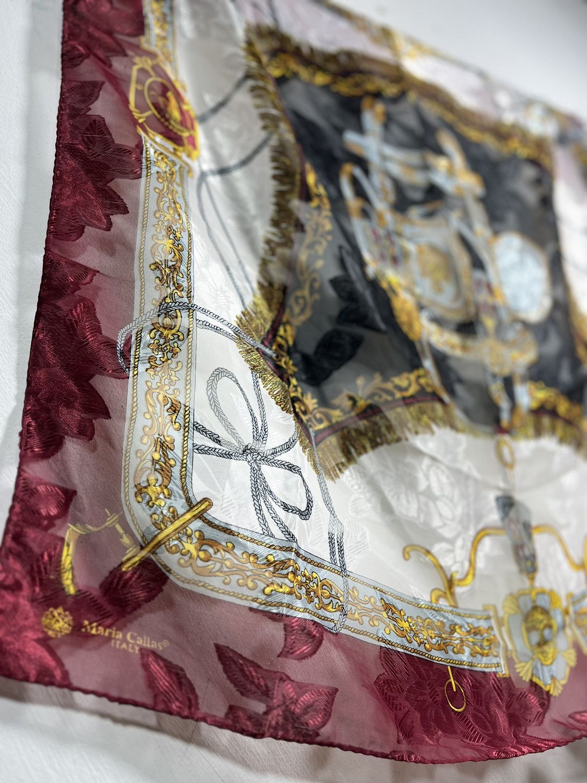Other Scarf 🧣 Vintage Scarf Maria Callas Size ONE SIZE - 6 Thumbnail