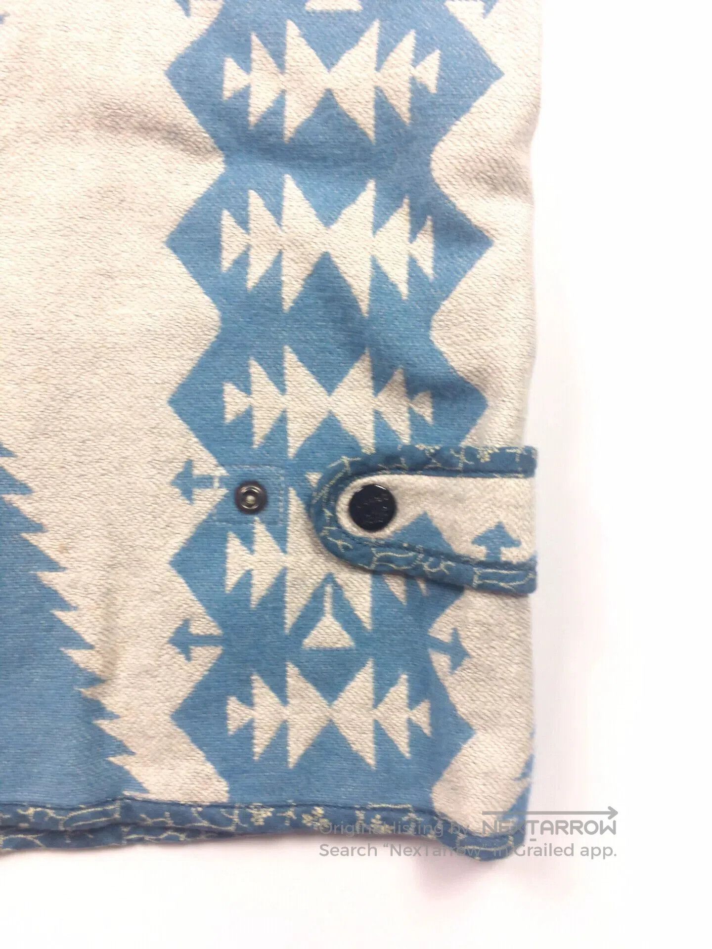 Kapital Kapital Linen Navajo Check Beach Vest. Size US L / EU 52-54 / 3 - 4 Thumbnail