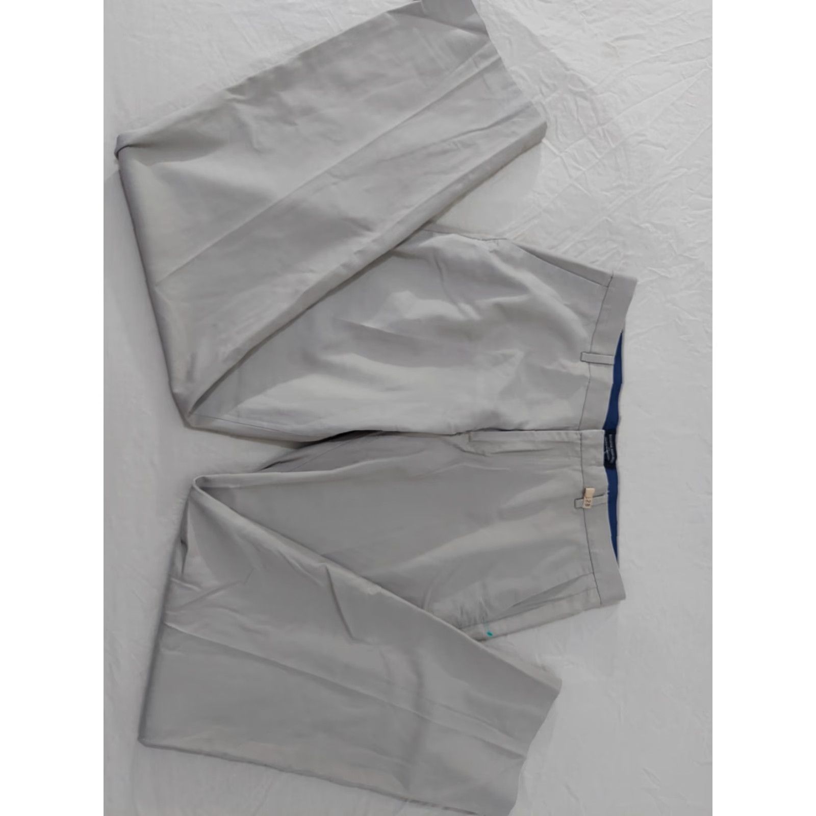 Banana Republic VINTAGE Banana Republic Mens Khaki Dress Pants 35x34 35x33 Slacks Chinos Blue Khakis Pants Mens Size US 35 - 3 Thumbnail