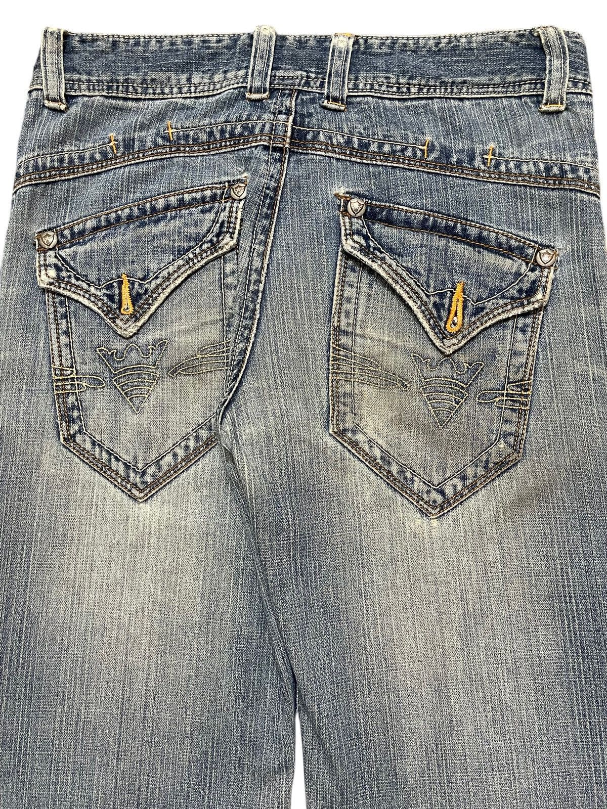 semanticdesign Vintage Japanese Brand Faded Wash Distress Flared Jeans Size US 29 - 6 Thumbnail