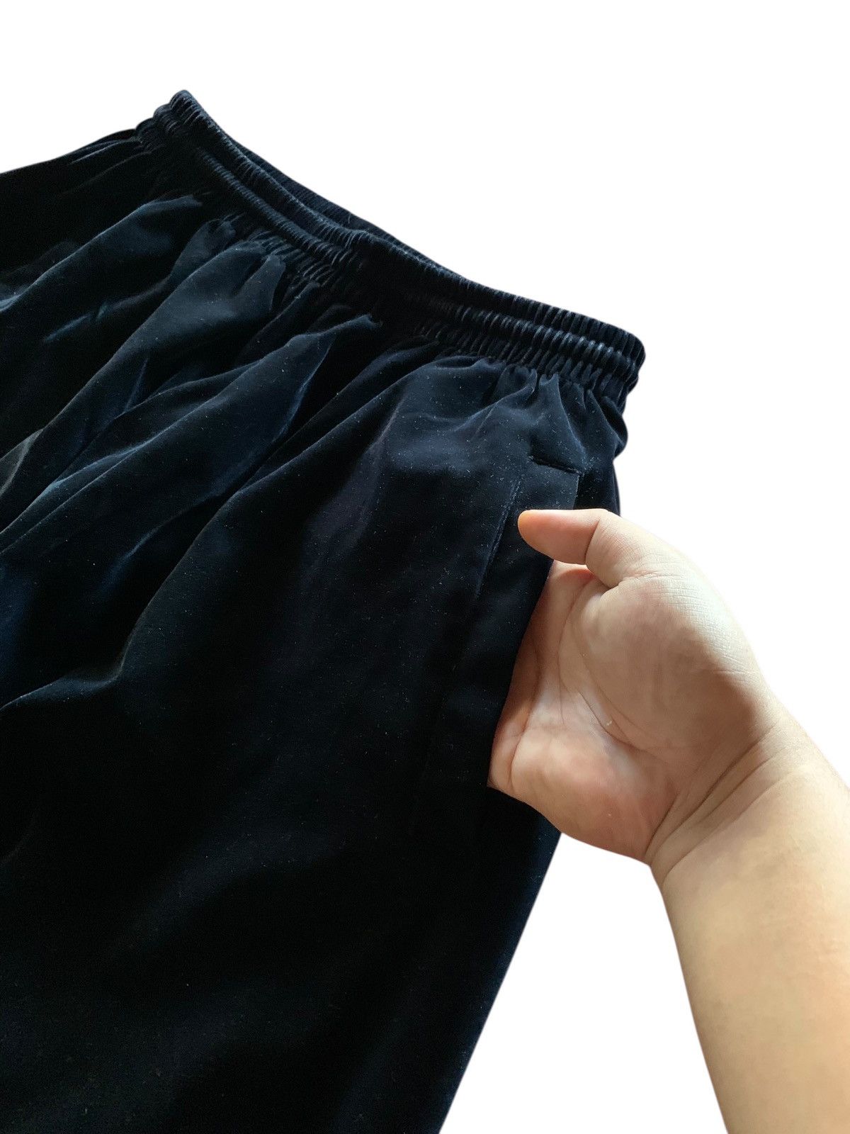 Vintage Vintage A.Versace balloon baggy velvet sweat pants Size US 30 / EU 46 - 8 Thumbnail