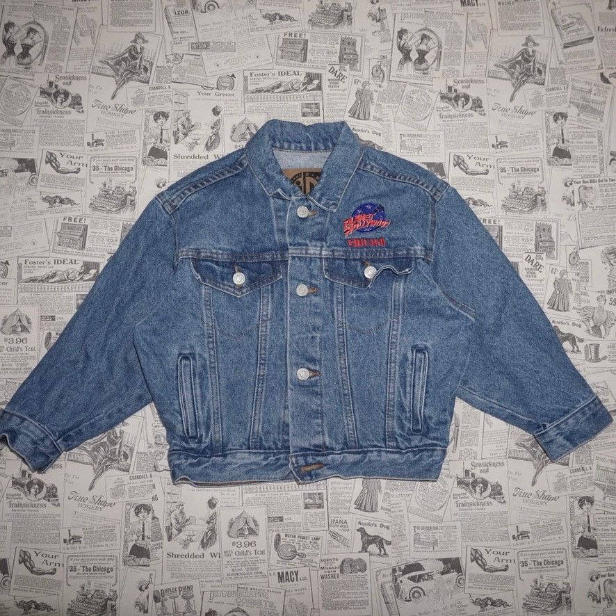 Planet Hollywood 6 - Vintage Y2K Planet Hollywood embroider 90s denim jacket Size M / US 6-8 / IT 42-44 - 2 Thumbnail