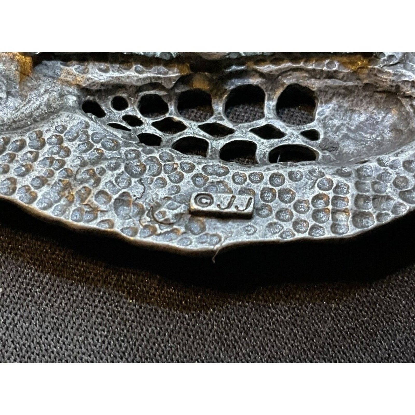 Other Vintage JJ Silver Tone Rhinestone Fish Brooch Size ONE SIZE - 5 Thumbnail