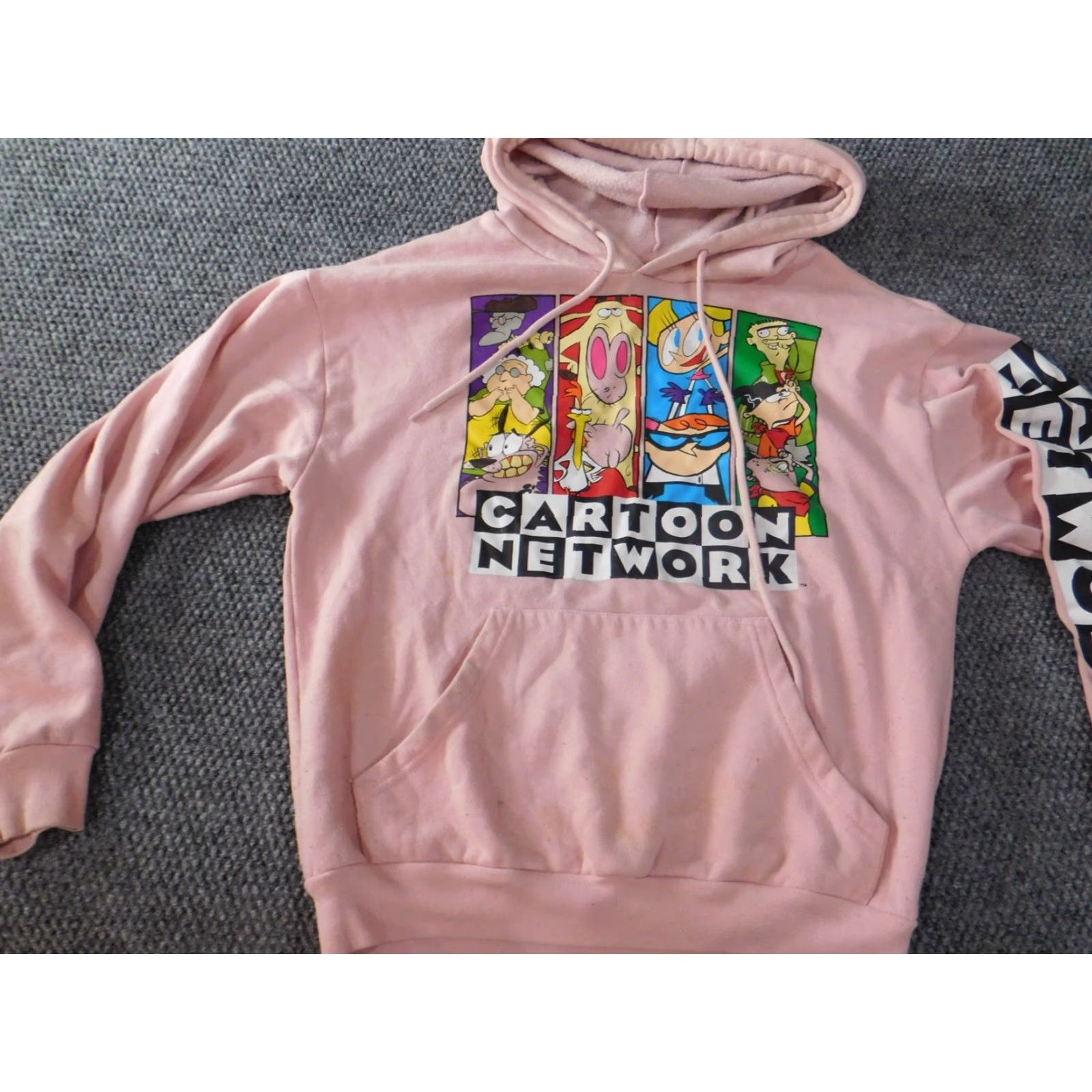 Pinko Cartoon Network Hoodie Women's Small Pink 90s Pullover Vintage pullover knit cotton Bl blemishes pilings theme 90s Womens Size S / US 4 / IT 40 - 2 Thumbnail