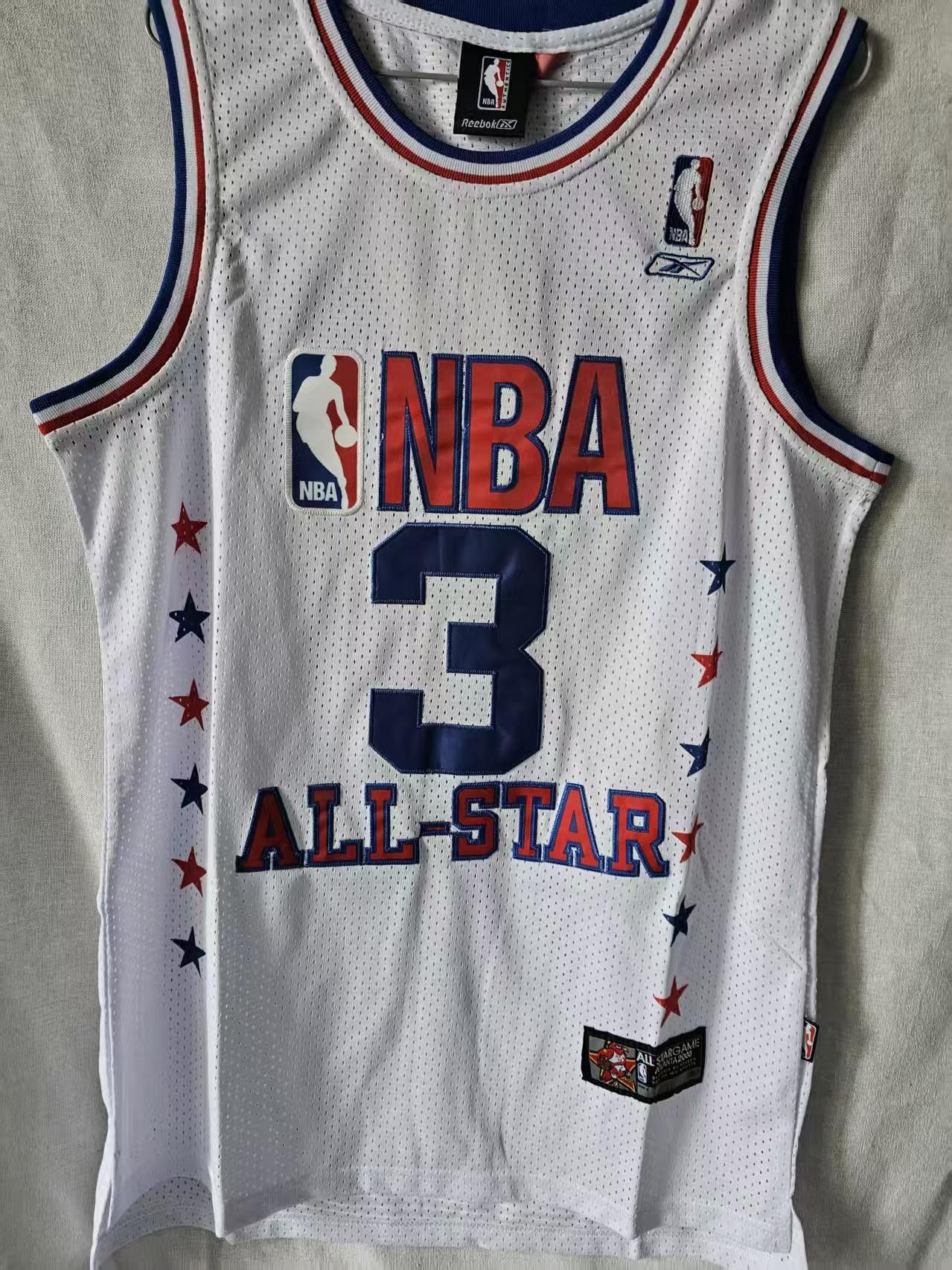 Nba All Star 3 Allen Iverson Jersey White