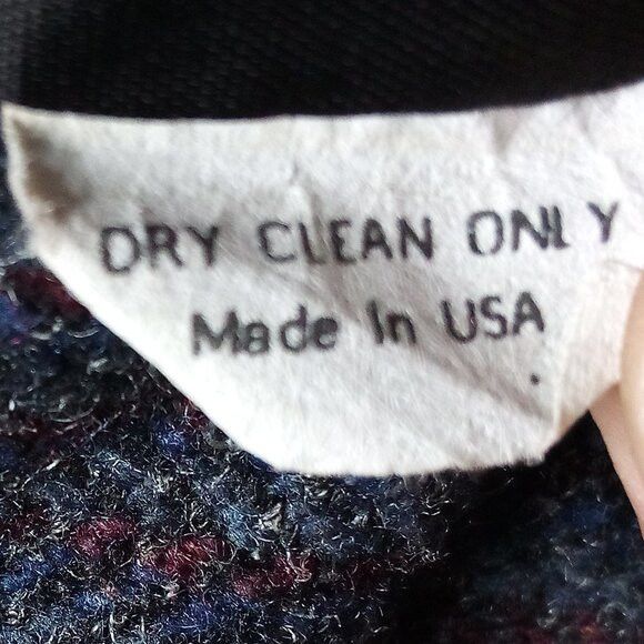 Other Vintage Wool Herringbone Striped Double Breast Pea Coat Size US M / EU 48-50 / 2 - 4 Thumbnail