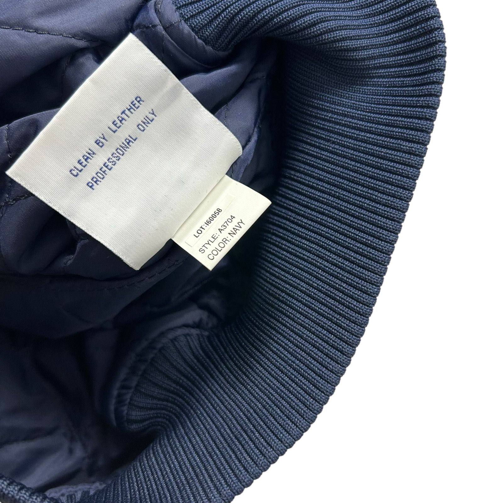 90s CLEVELAND INDIANS MAJESTIC VARSITY JACKET LEATHER WOOL