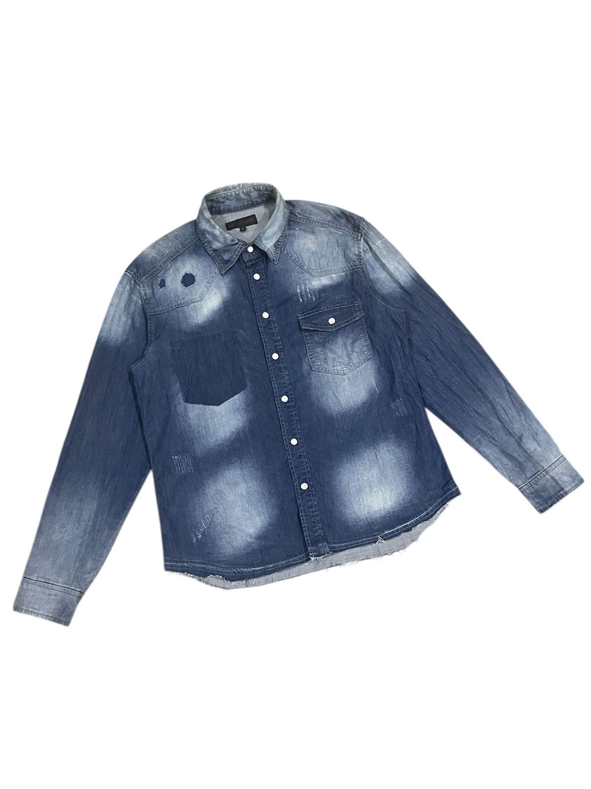 In The Attic Vintage in the attic denim button up long sleeve shirt Size US L / EU 52-54 / 3 - 2 Thumbnail