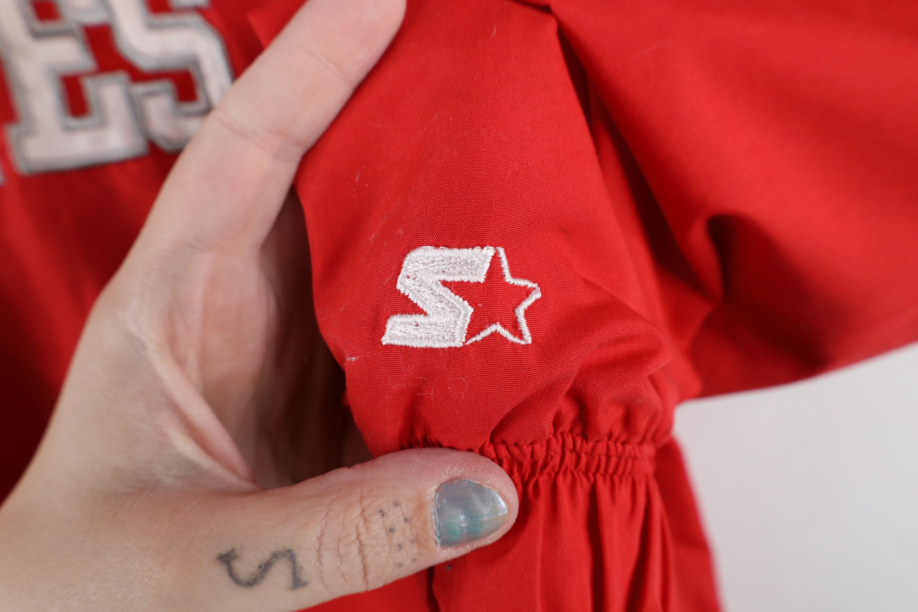 Starter × Vintage Vintage Starter Ohio State University Lined Pullover Jacket Size US M / EU 48-50 / 2 - 4 Thumbnail