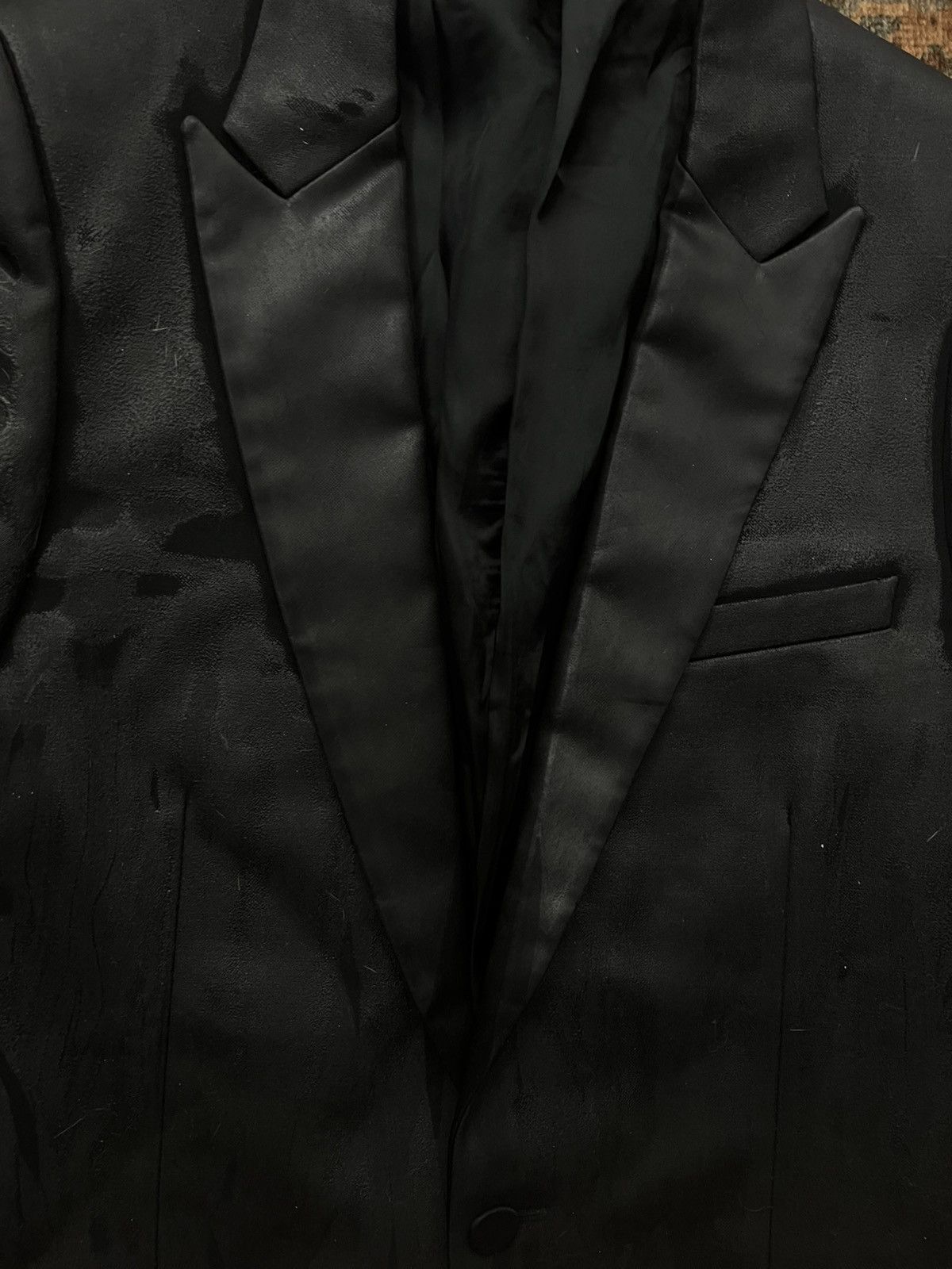 Dior Dior Homme FW03 Luster Devour Waxed Blazer Size 46S - 3 Thumbnail